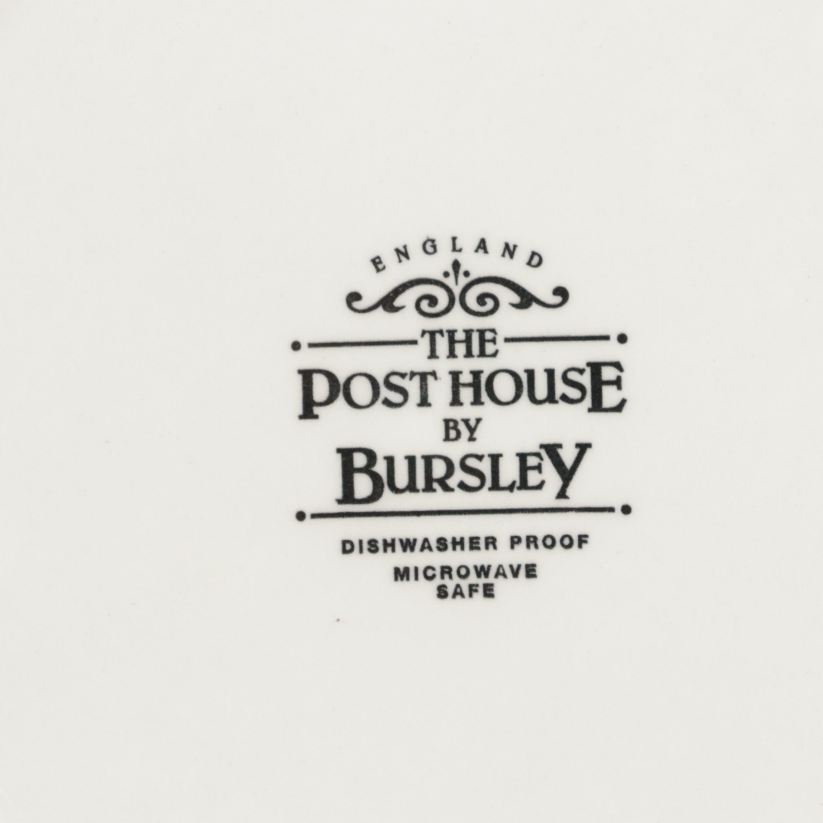 Bursley "The Post House" with More English Ceramic and Ironstone Dinnerware