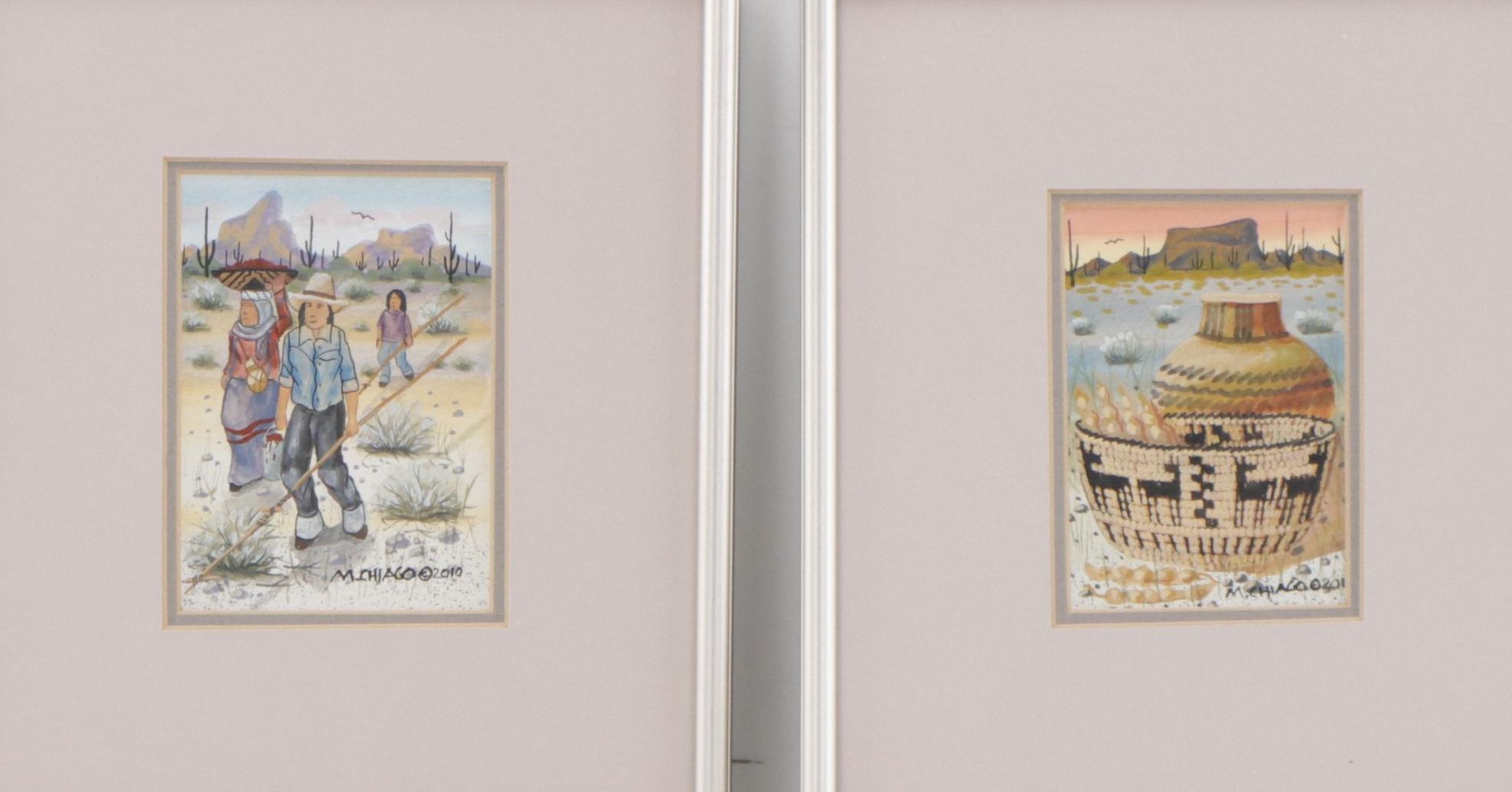 Michael Chiago, Sr. Watercolor Paintings, 2010