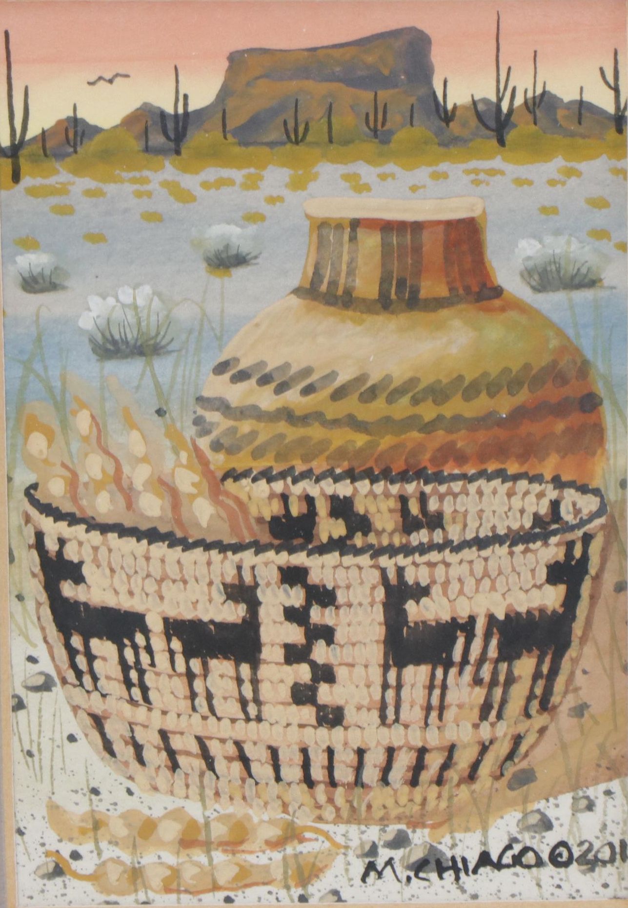 Michael Chiago, Sr. Watercolor Paintings, 2010