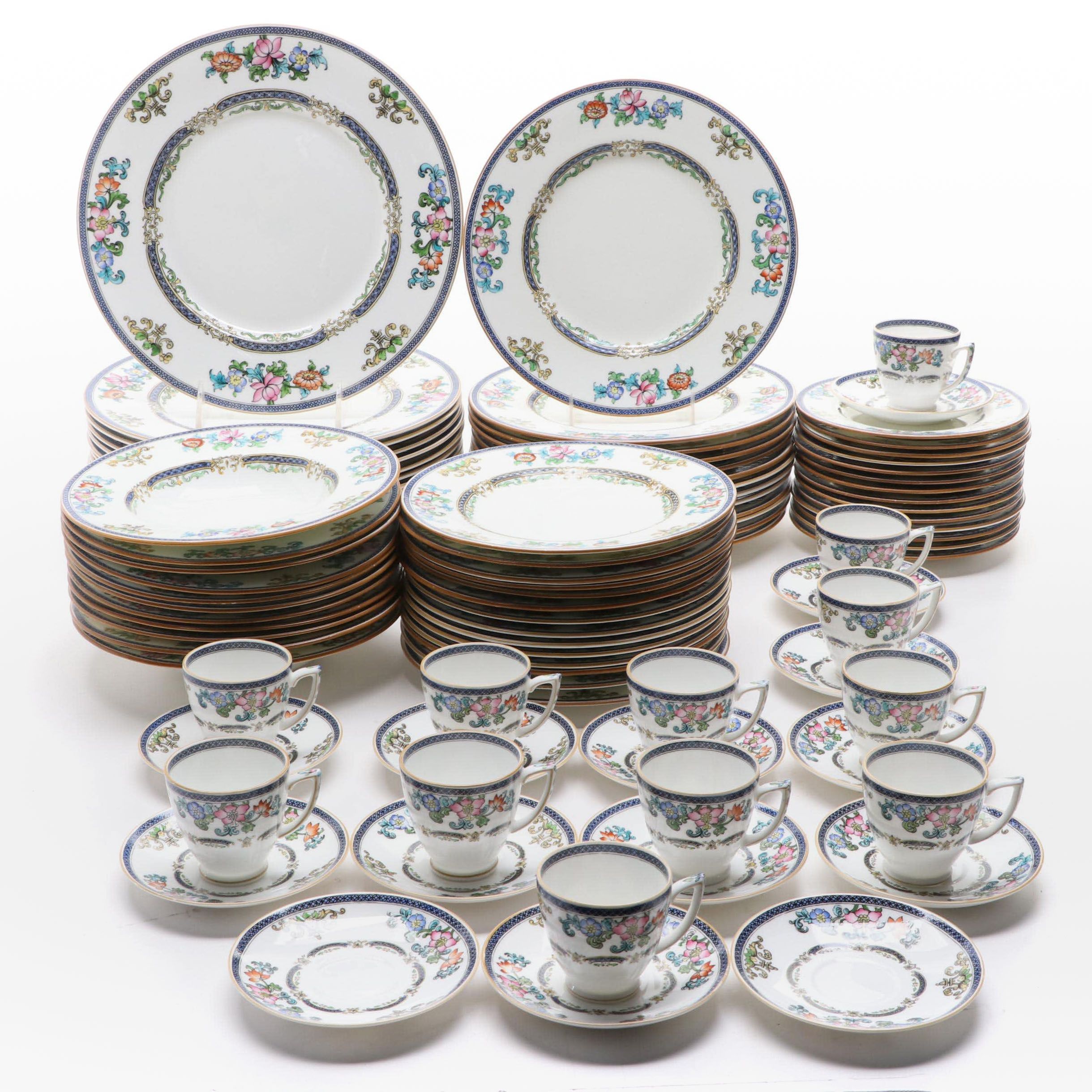 Minton Floral Motif Bone China Dinnerware