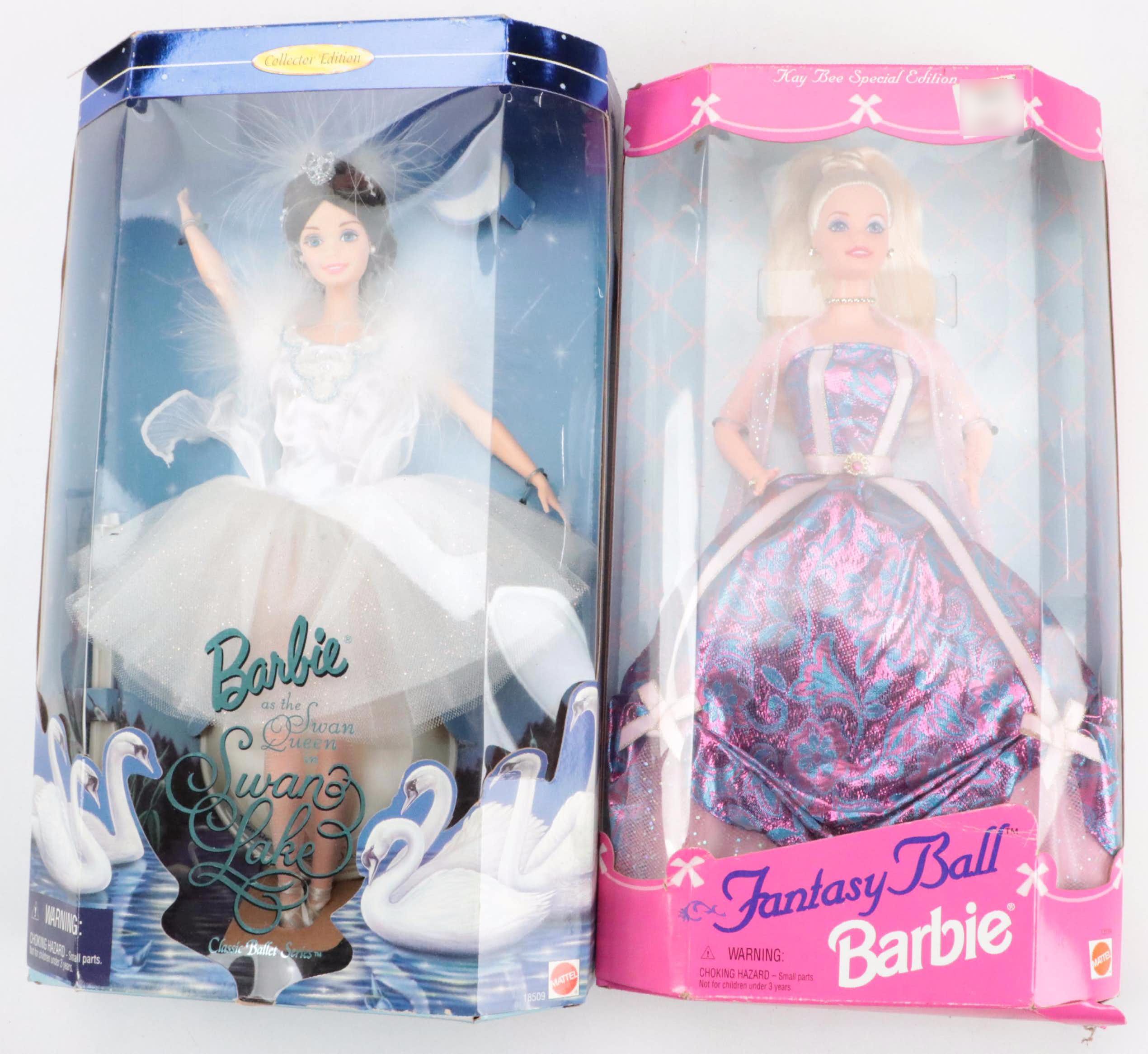 Mattel "Princess Barbie", "Country Bride", and More Barbie Dolls, Late 20th C.