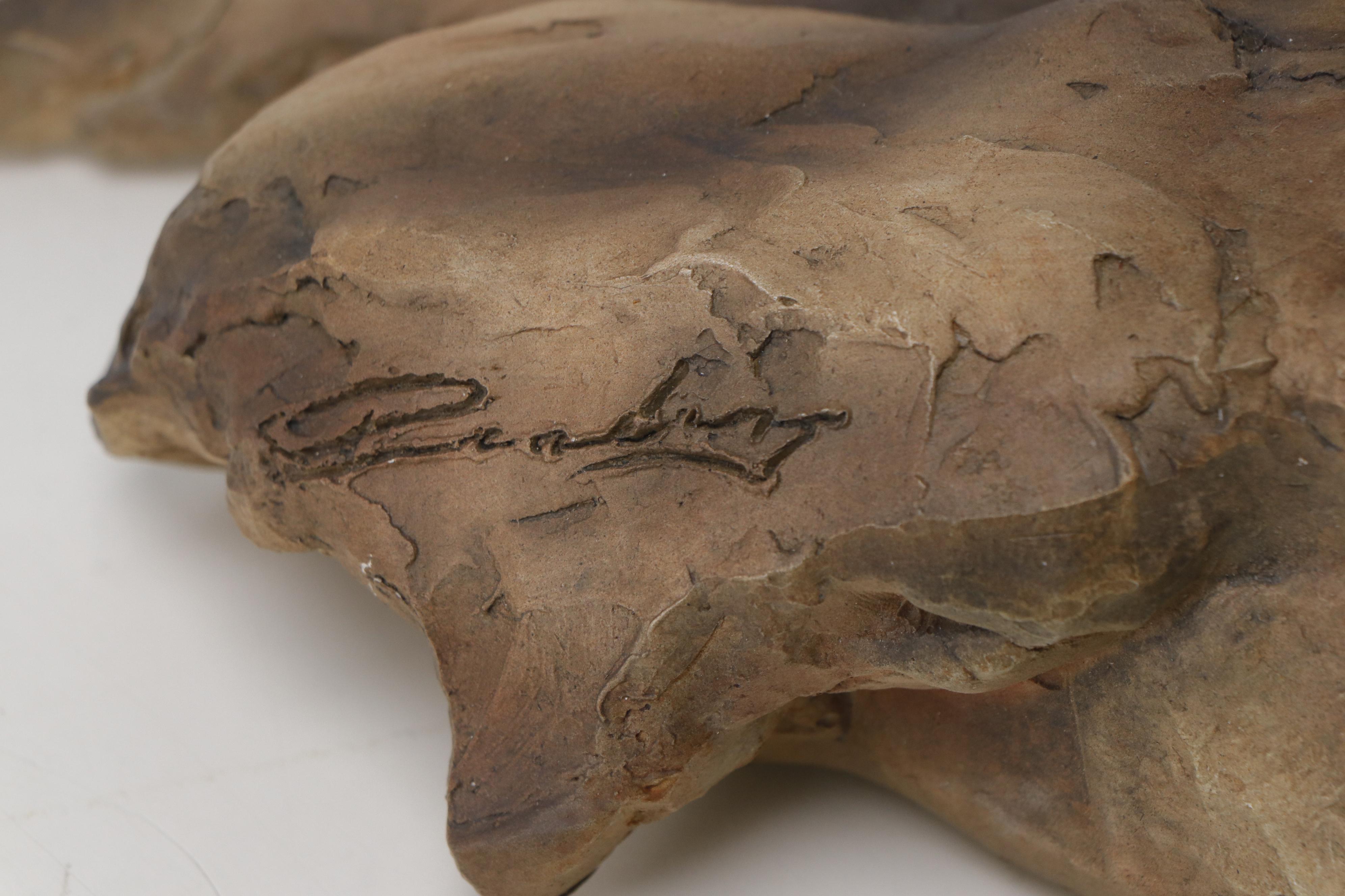 Mill Creek Studios Resin Sculpture After Randall Reading "Spirit of the West"