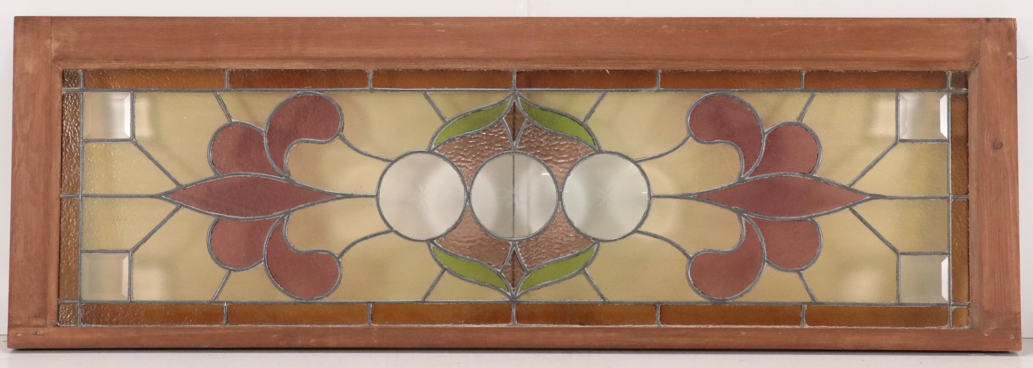 Arts & Crafts Stained Glass Window Pane