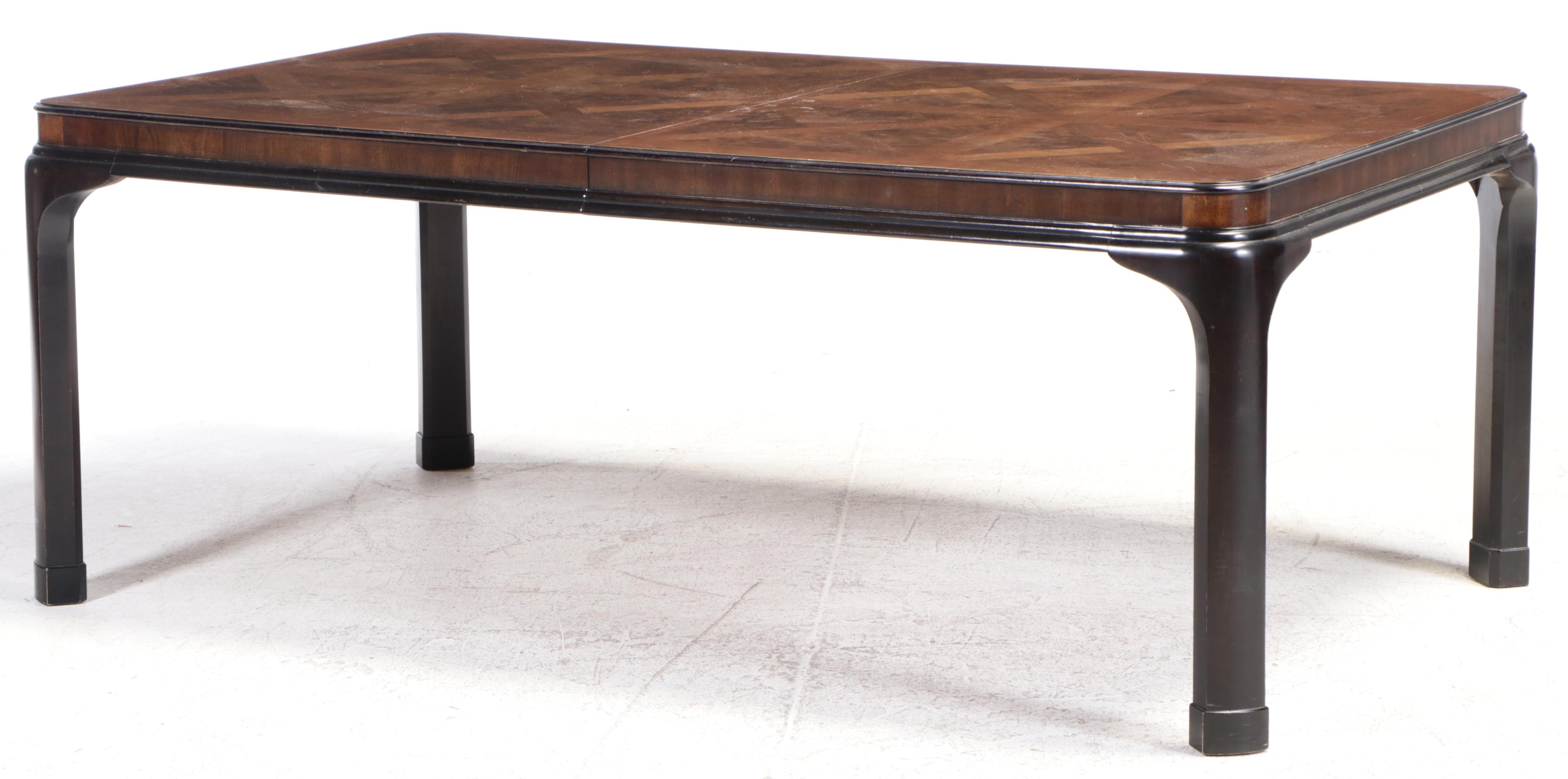 Drexel-Heritage Queen Anne Style Dining Set, Late 20th Century