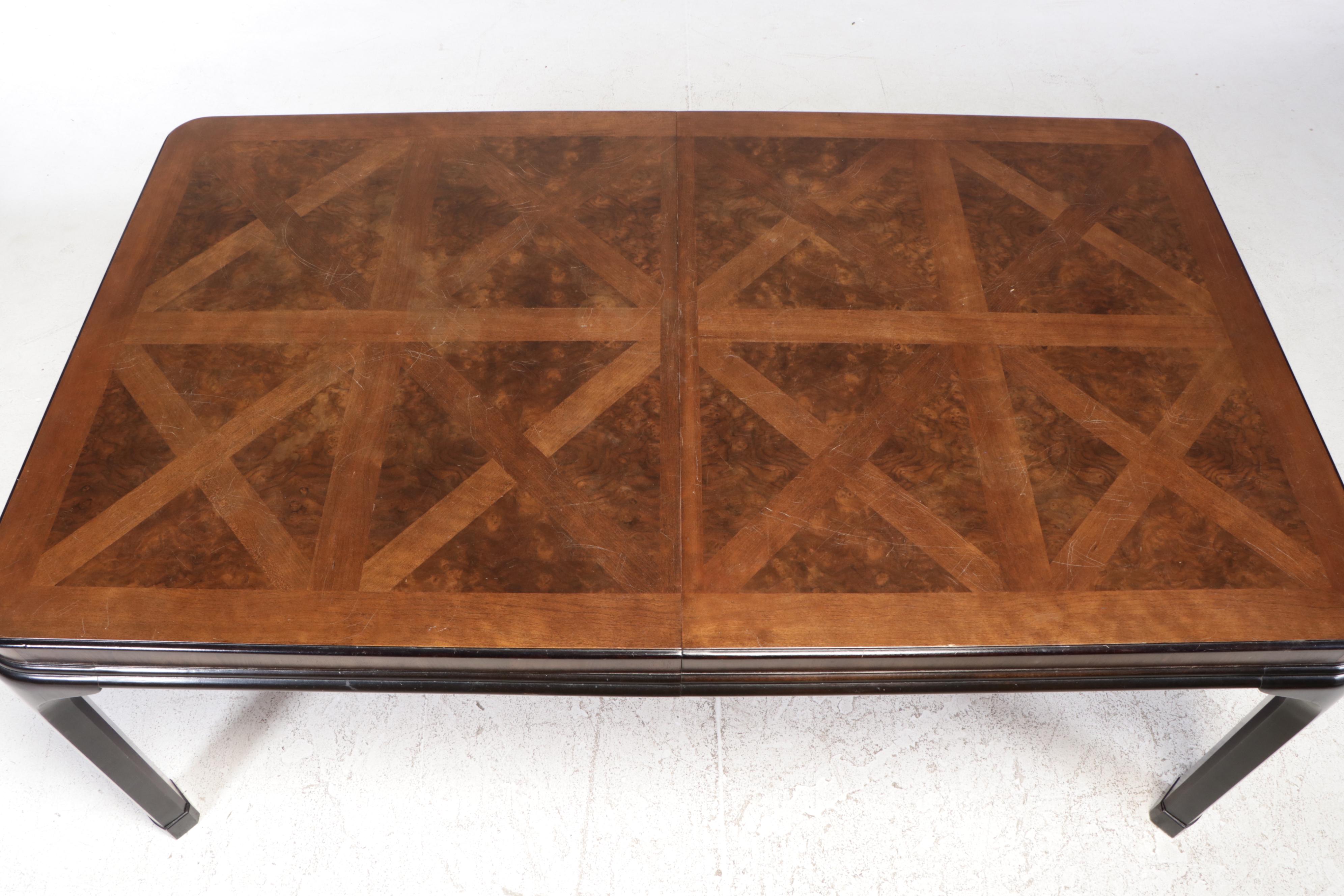 Drexel-Heritage Queen Anne Style Dining Set, Late 20th Century