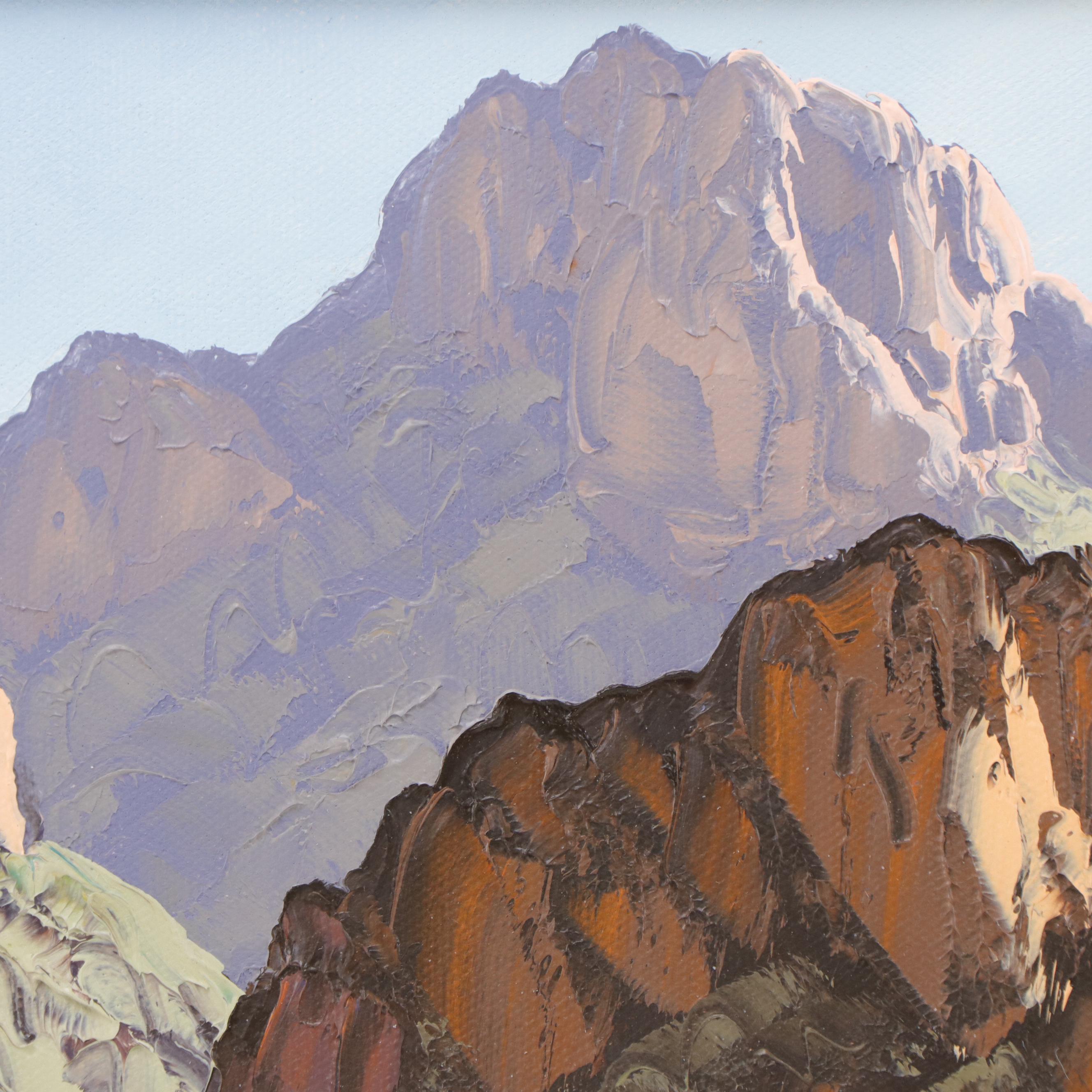 Susanne Nyberg Southwest Landscape Oil Painting "Phoenix Trail"