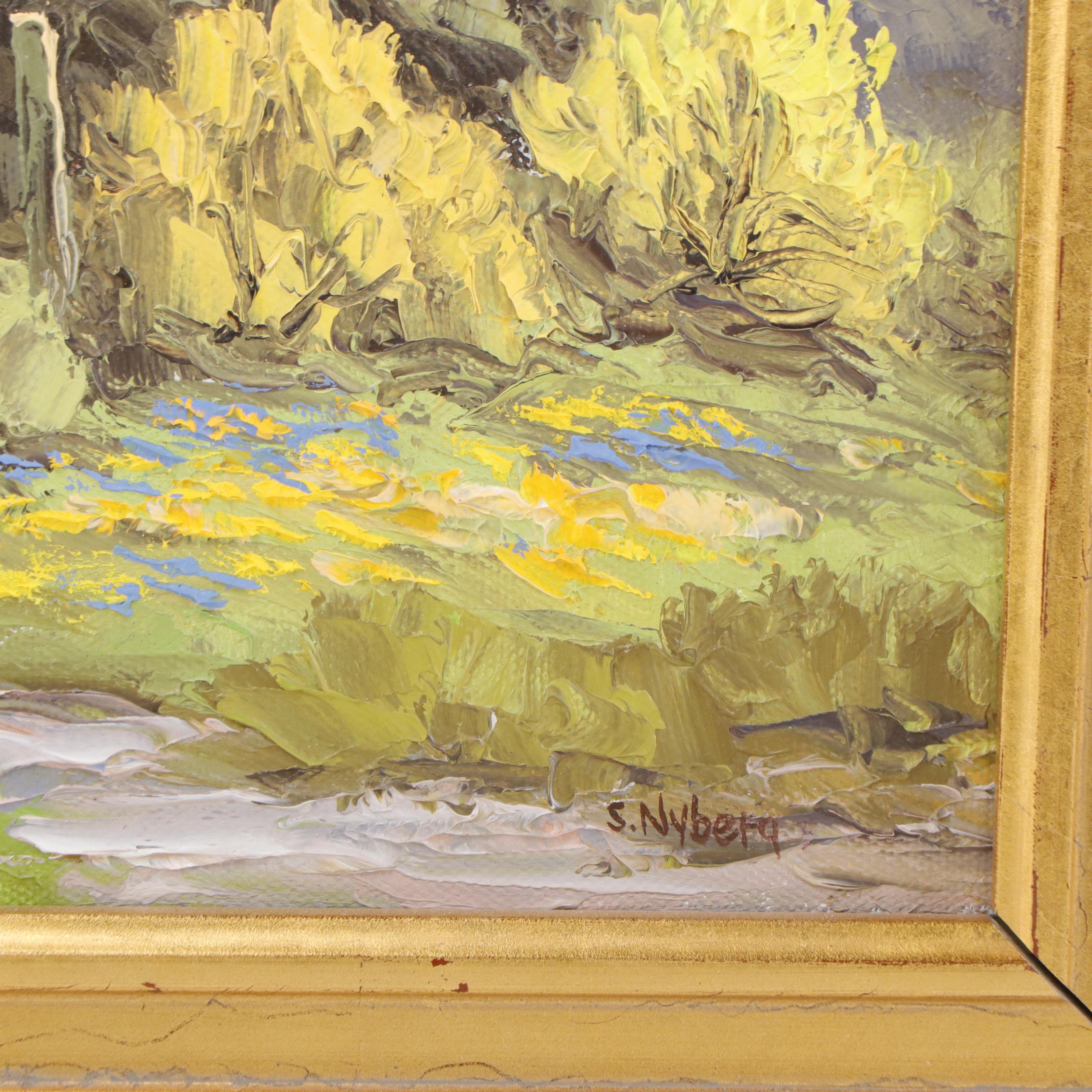 Susanne Nyberg Southwest Landscape Oil Painting "Phoenix Trail"