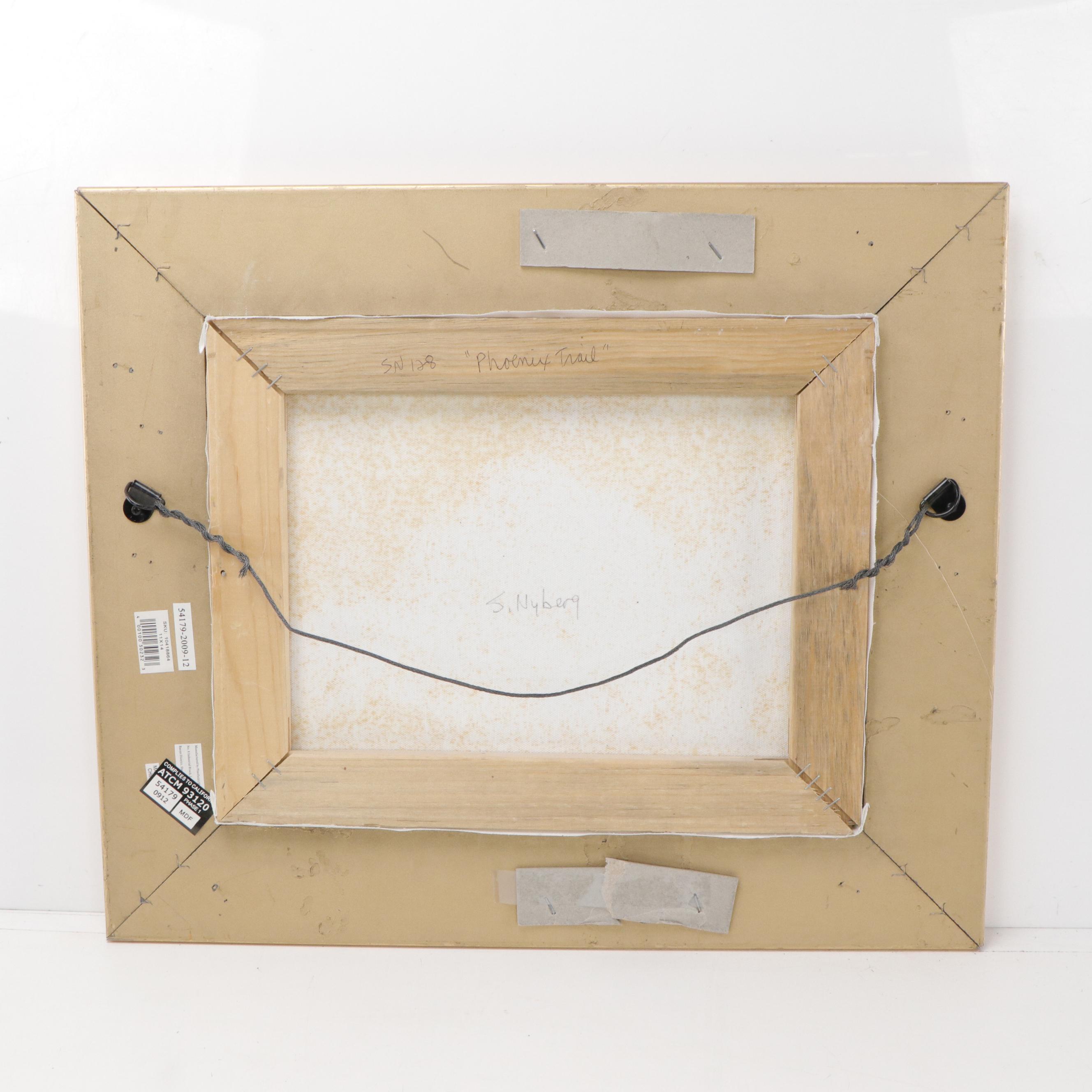 Susanne Nyberg Southwest Landscape Oil Painting "Phoenix Trail"