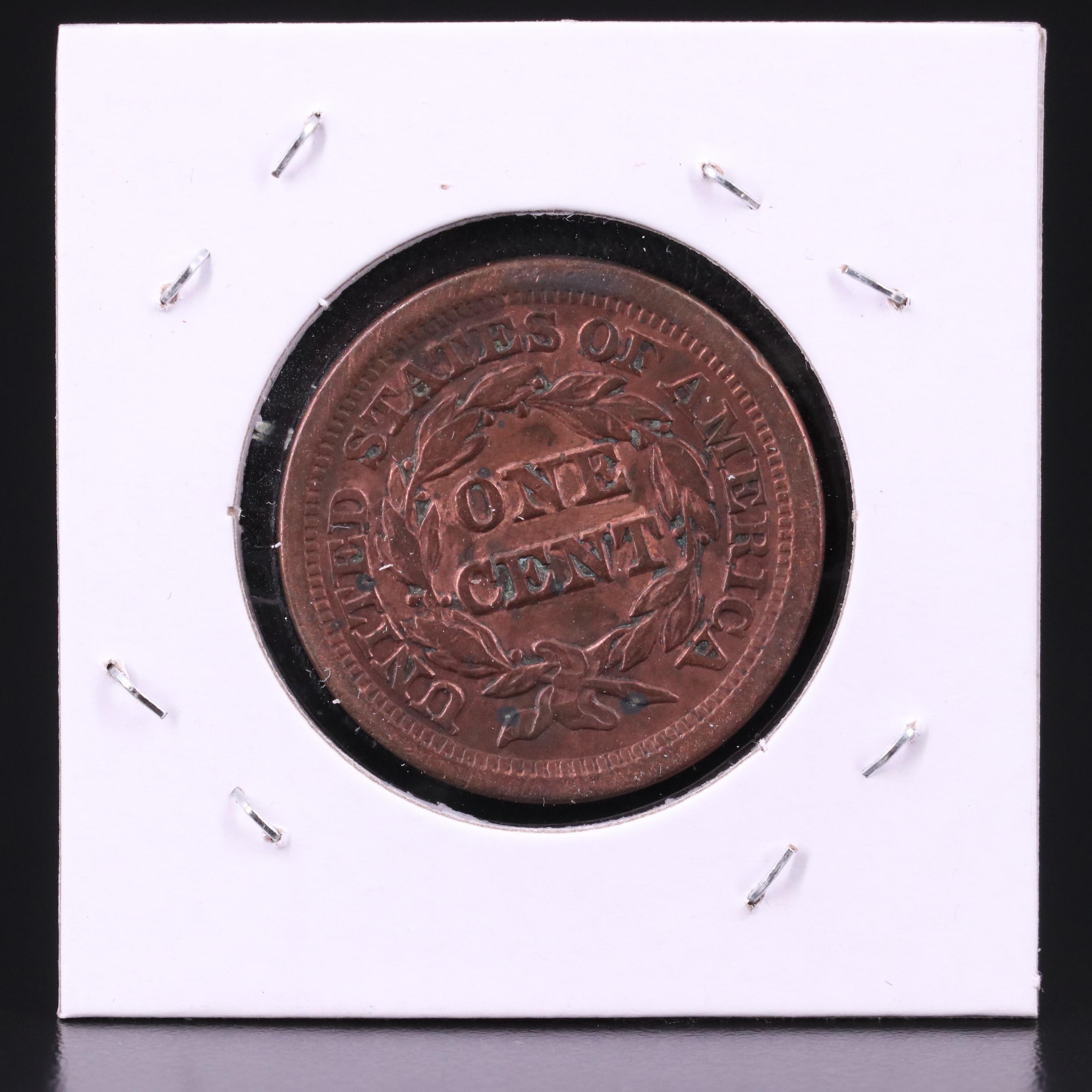 Eight Braided Hair Large Cents