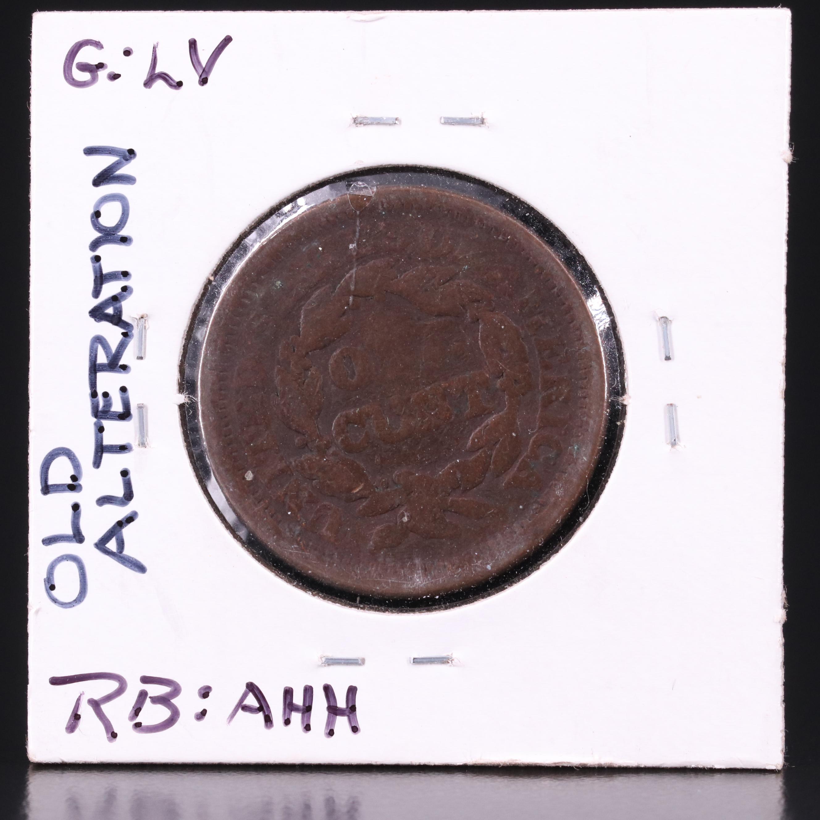 Eight Braided Hair Large Cents