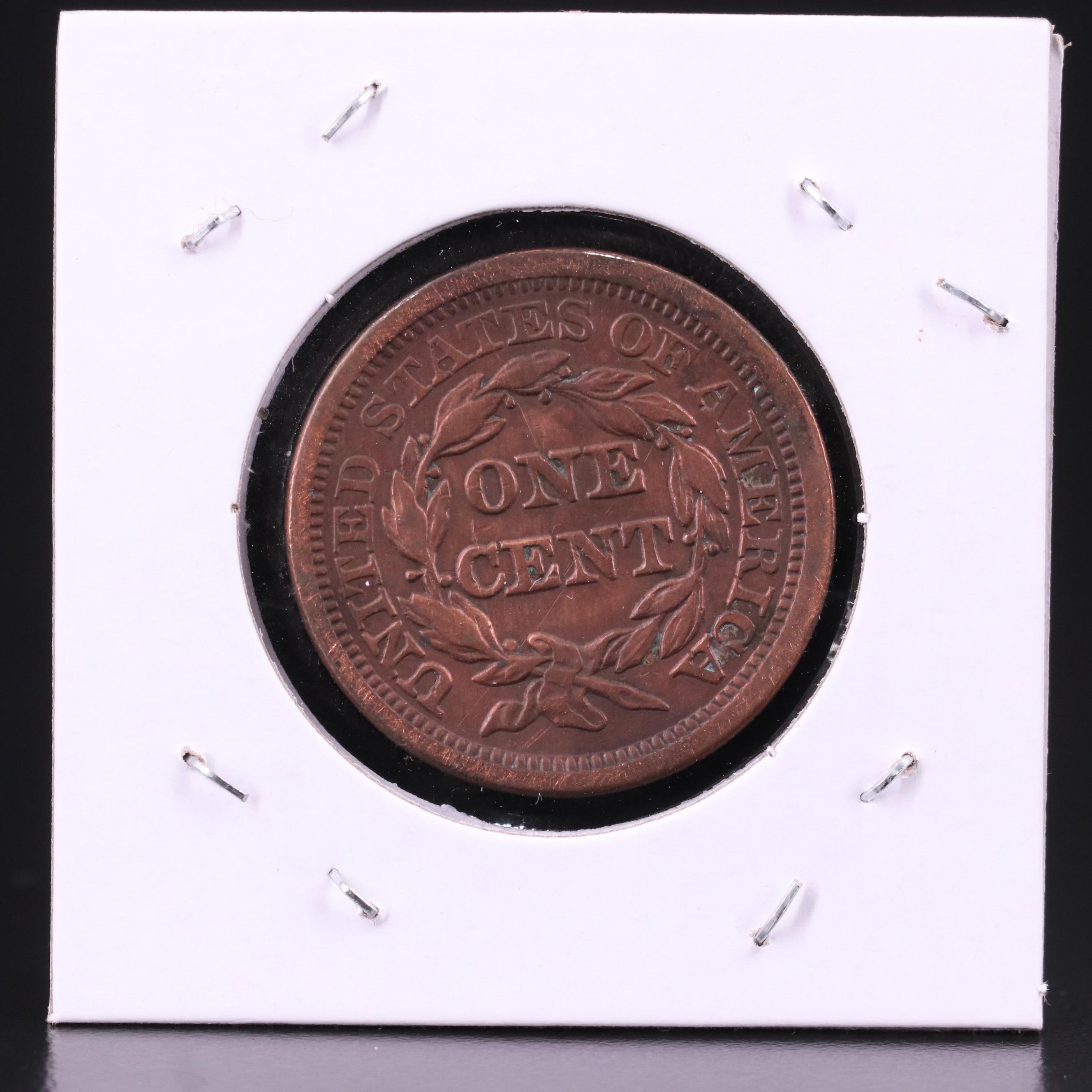 Eight Braided Hair Large Cents