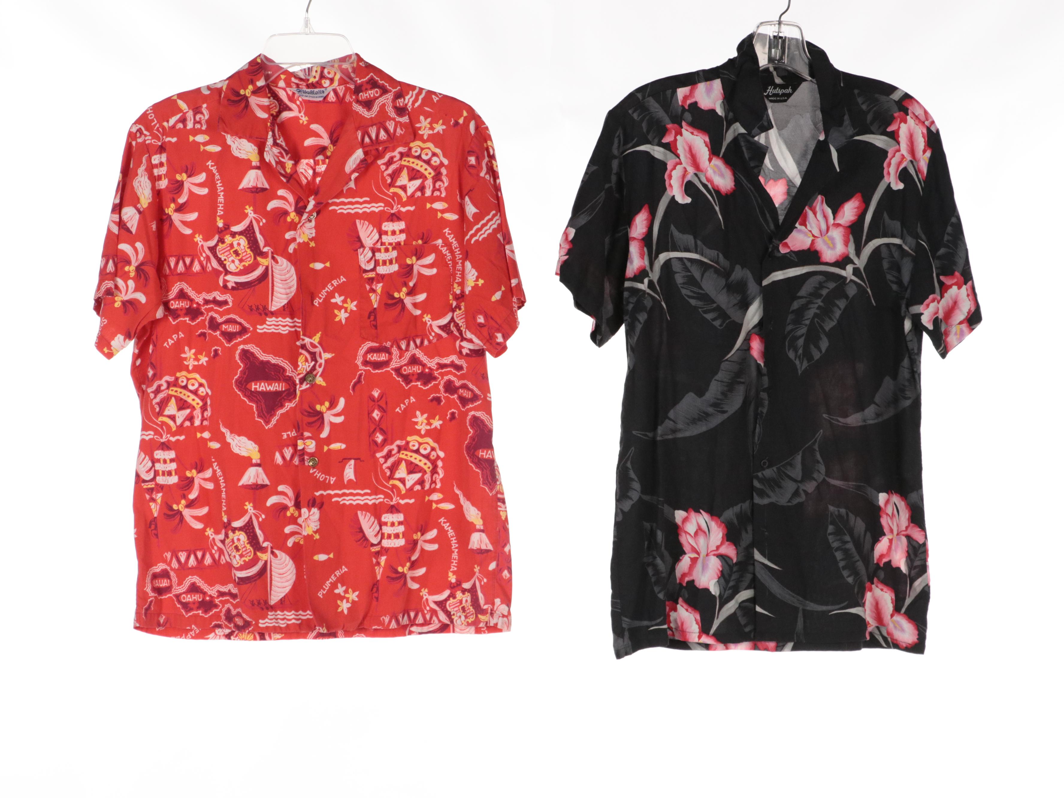 Men's Hawaiian Button-Up Shirts