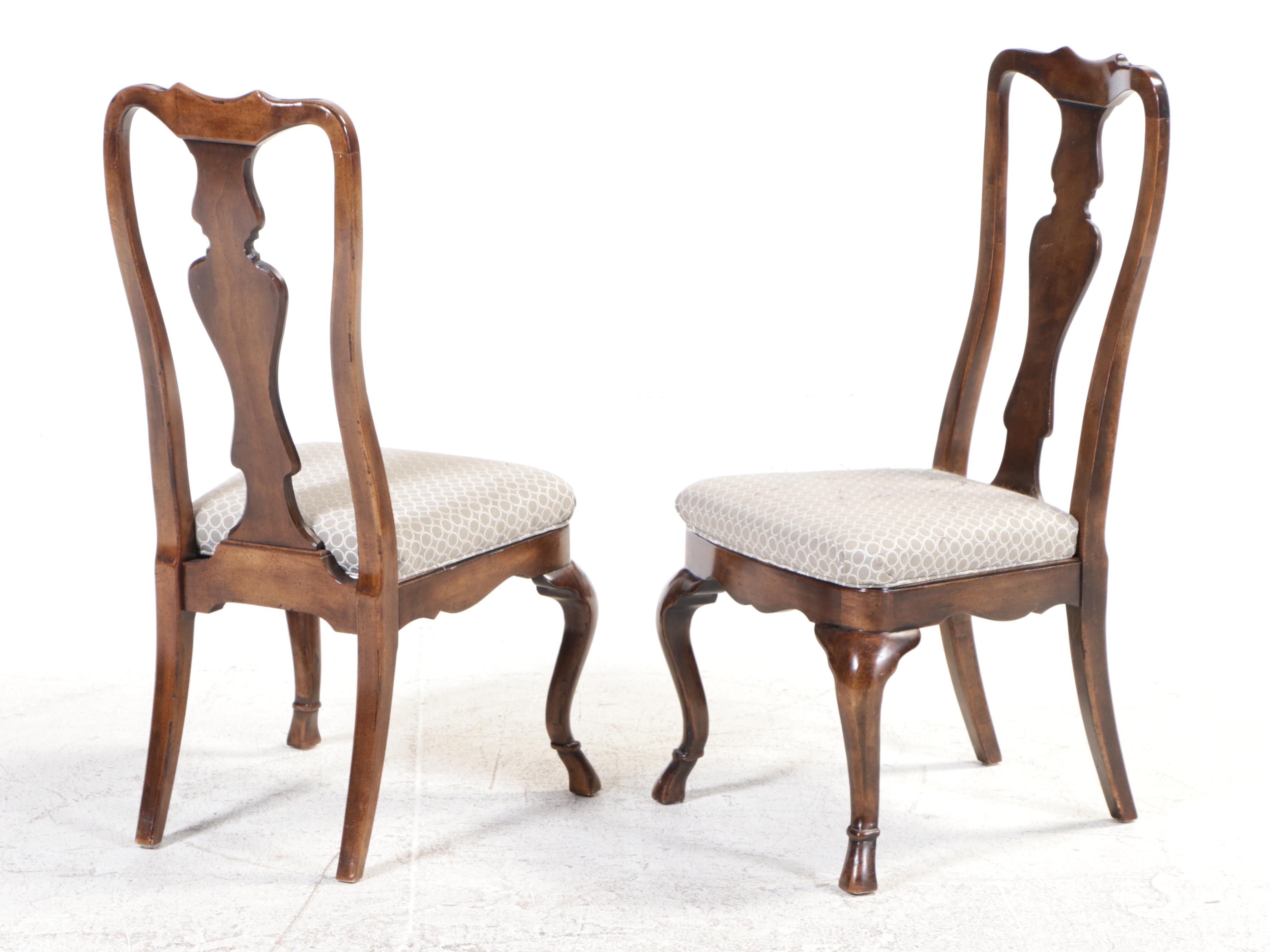 Drexel-Heritage Queen Anne Style Dining Set, Late 20th Century
