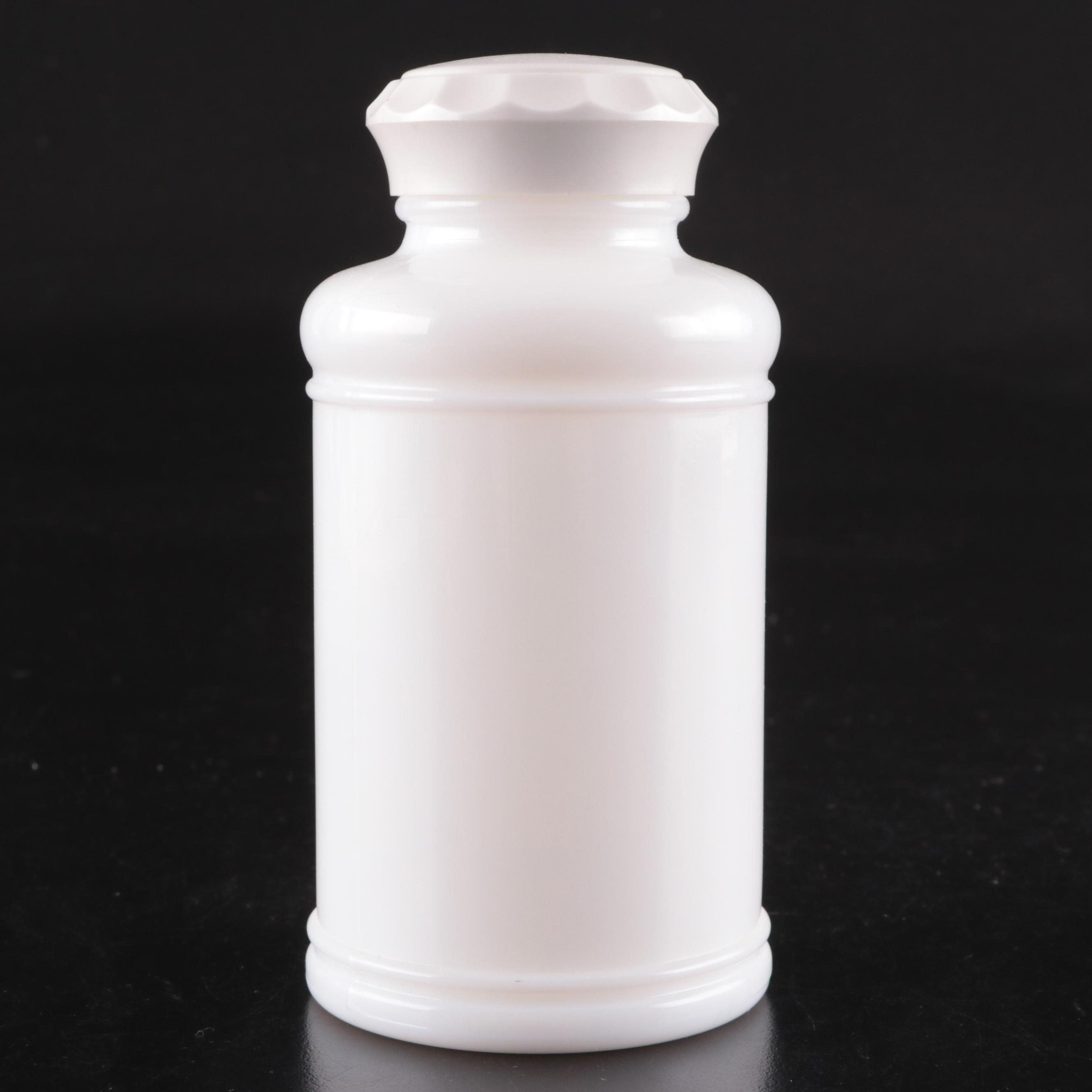 Set of Milk Glass Apothecary Jars