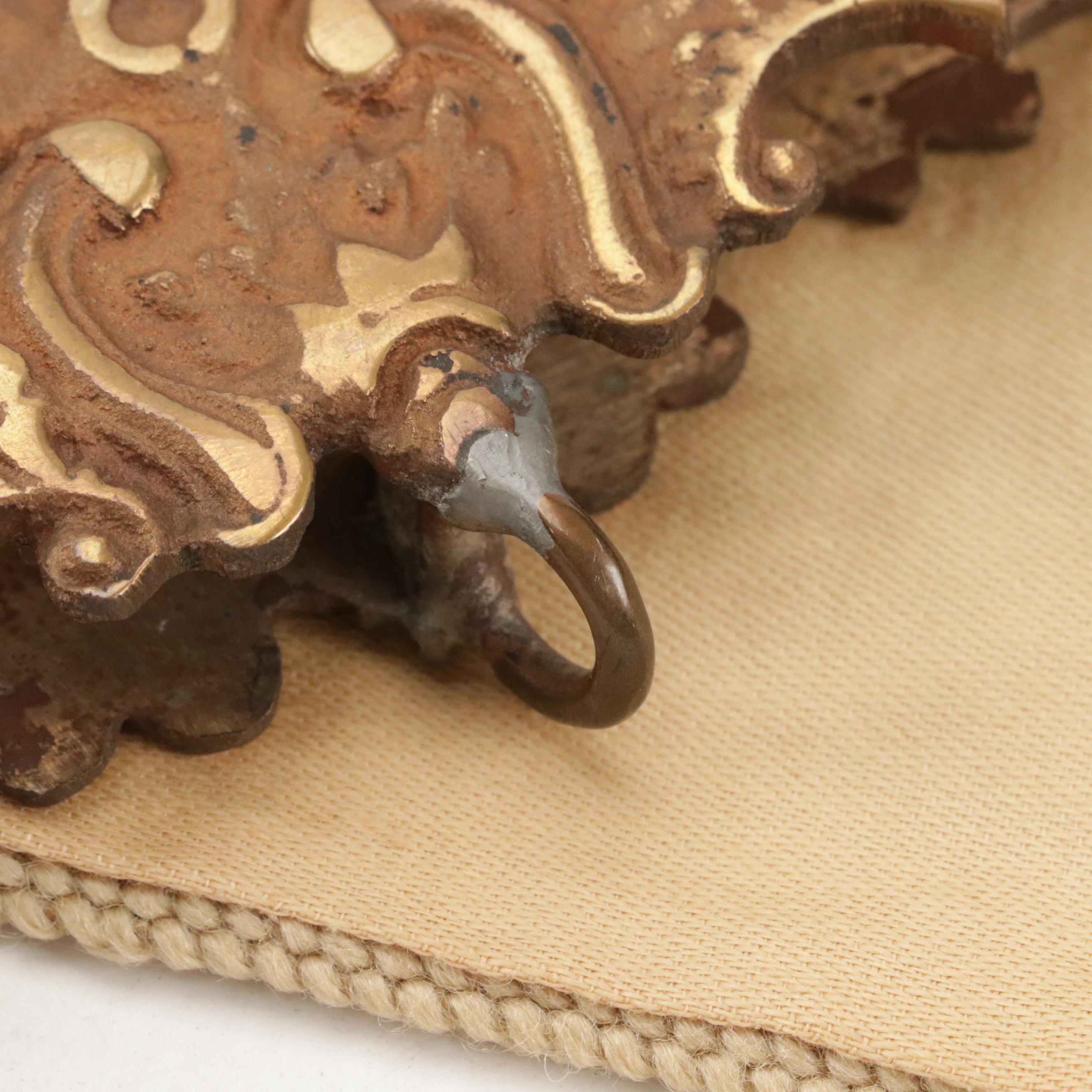 Victorian Style Pull Needlepoint Bell Pull, 20th Century