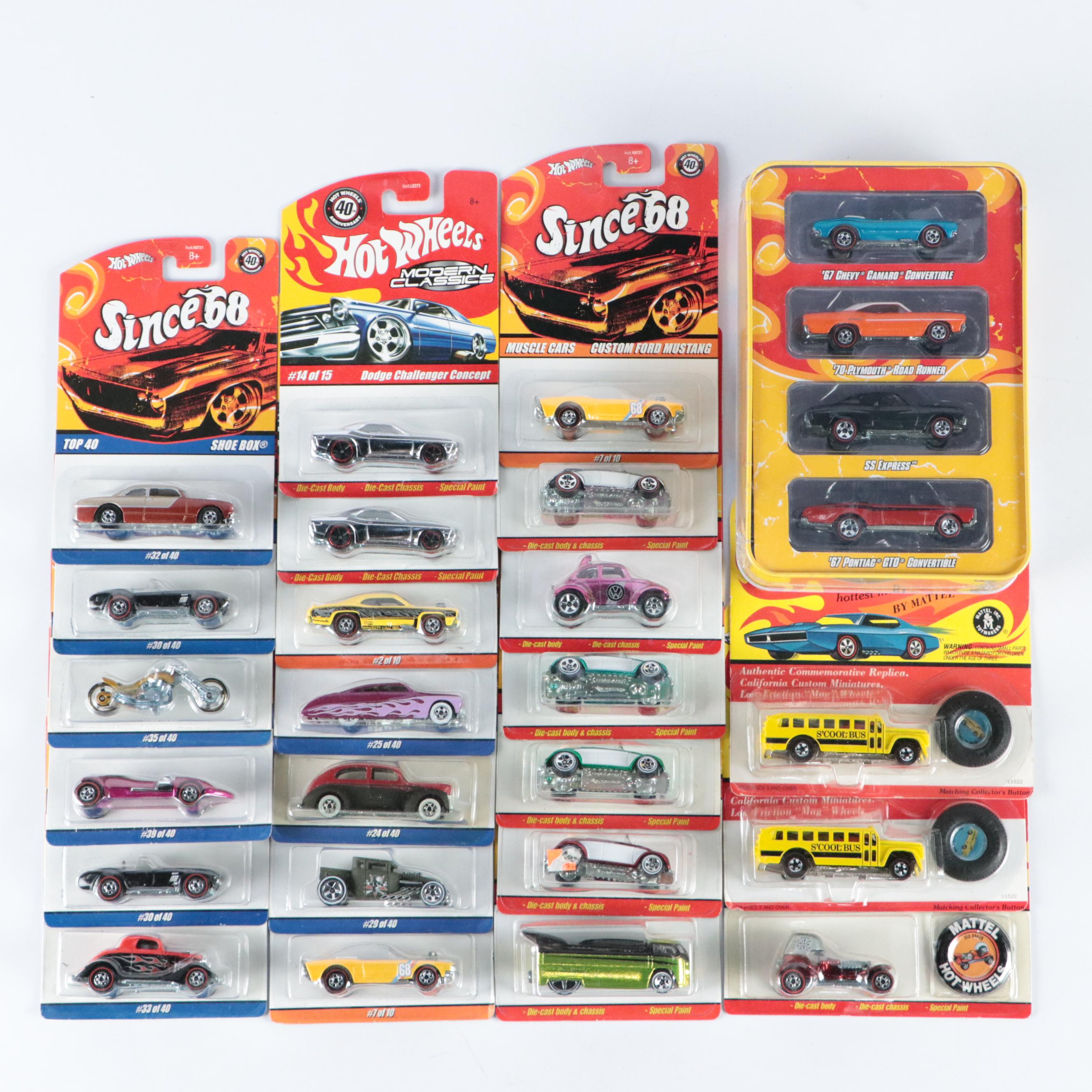 Mattel Hot Wheels "Muscle Cars" 4-Car Pack and More
