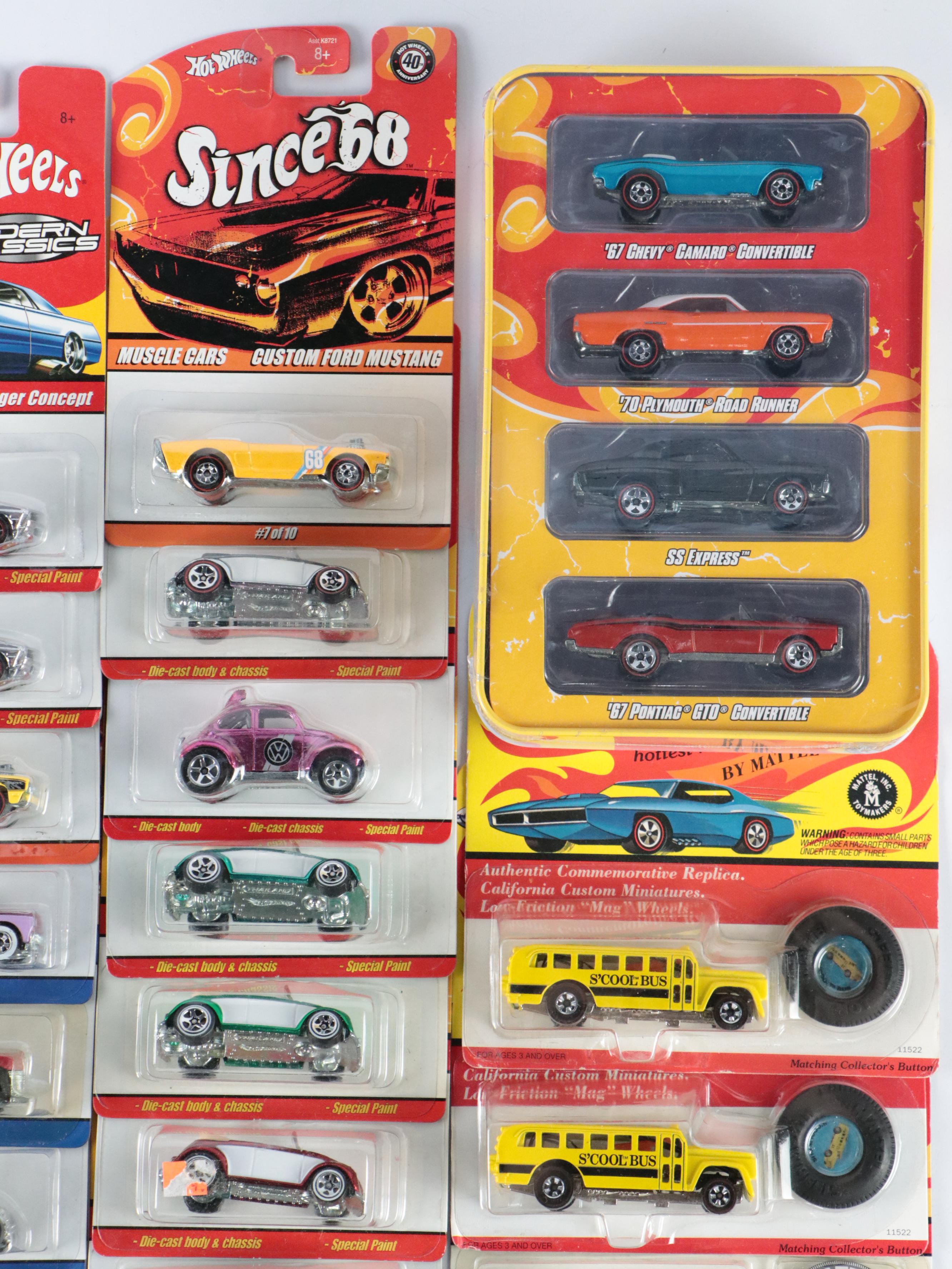 Mattel Hot Wheels "Muscle Cars" 4-Car Pack and More
