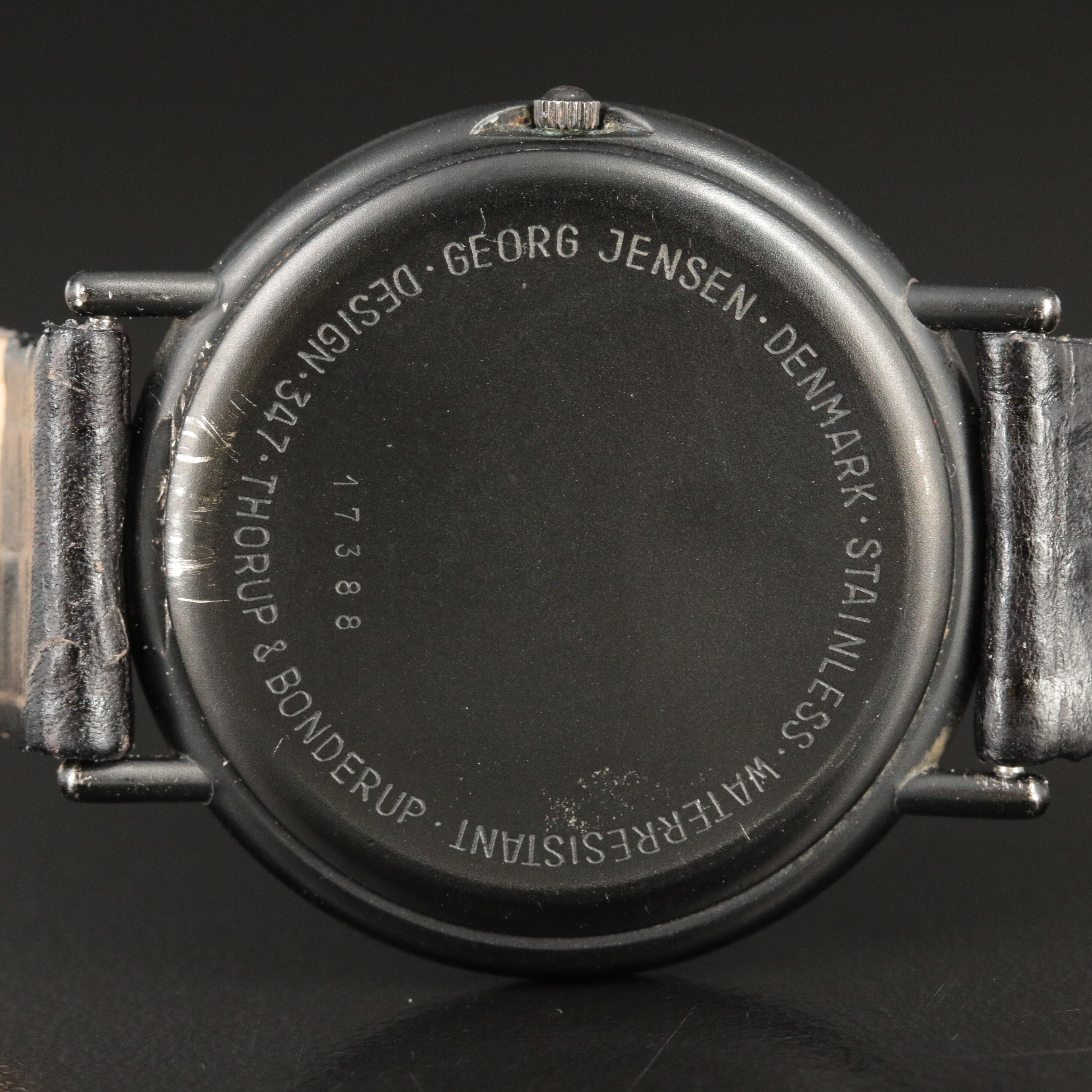 Georg Jensen Denmark Ref. 347 Quartz Watch