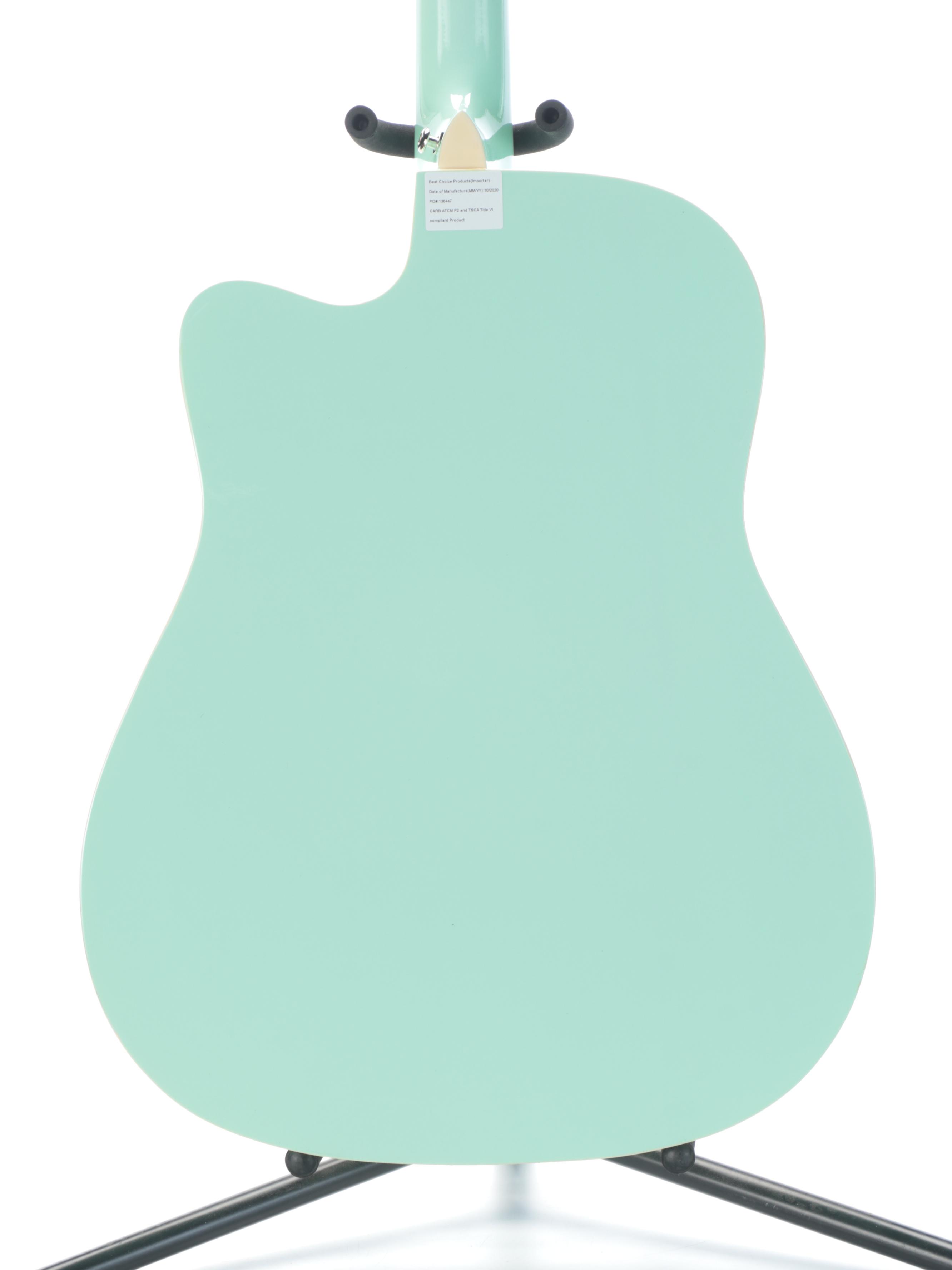 Taylor Swift Decal-Signed Acoustic Guitar with Gig Bag, Capo, and More