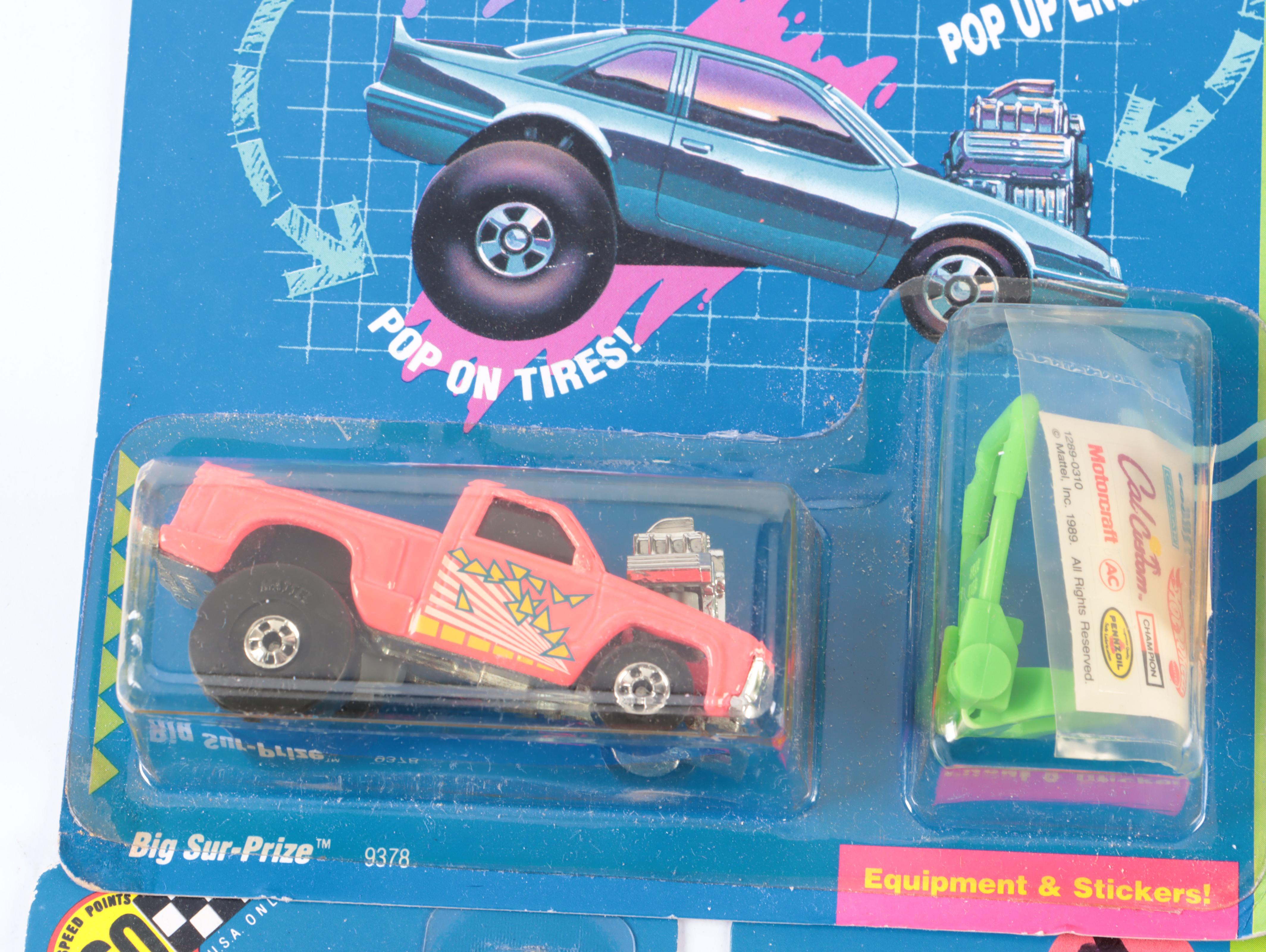 Hot Wheels California Custom Toy Cars, 1990