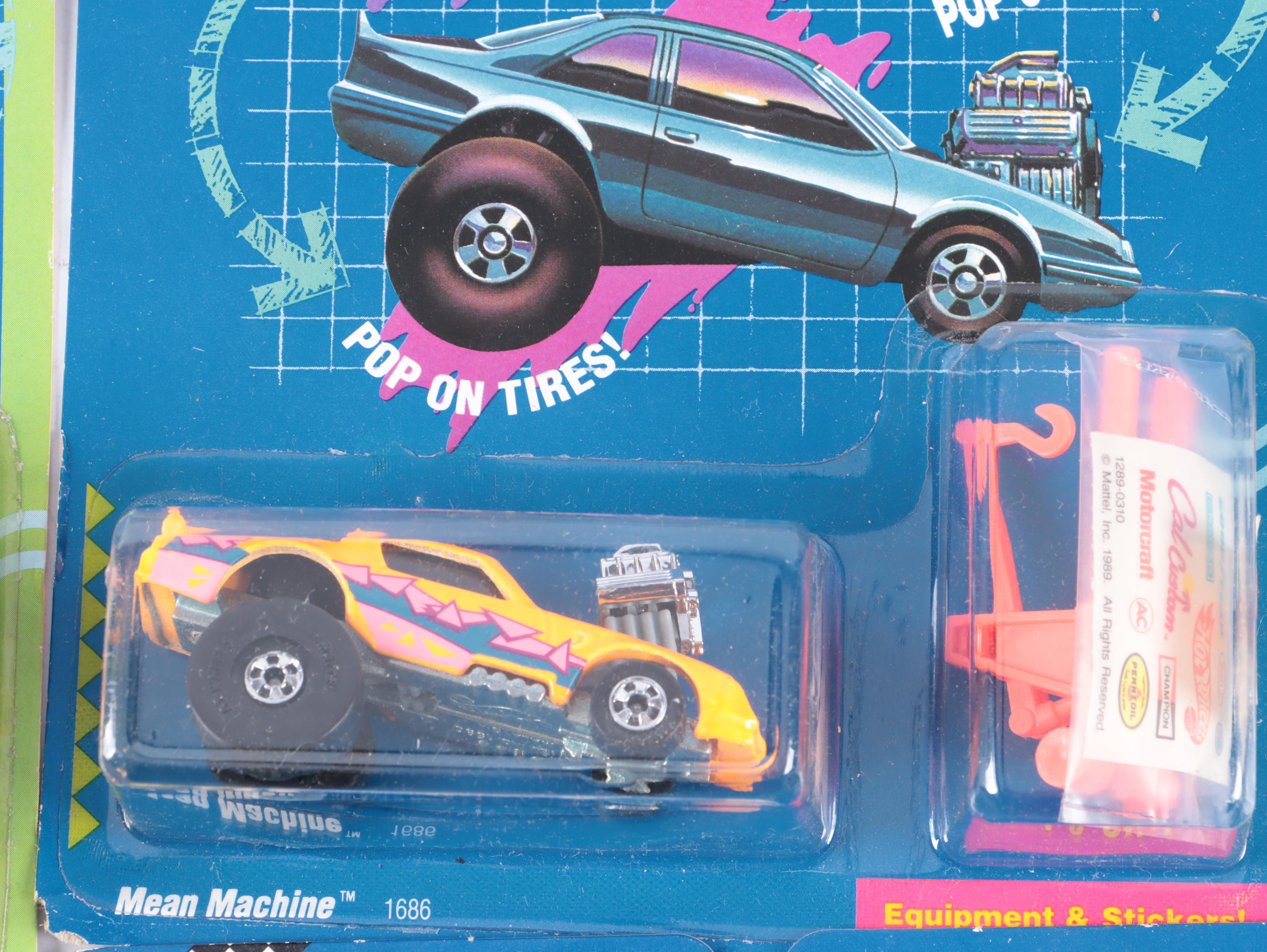 Hot Wheels California Custom Toy Cars, 1990