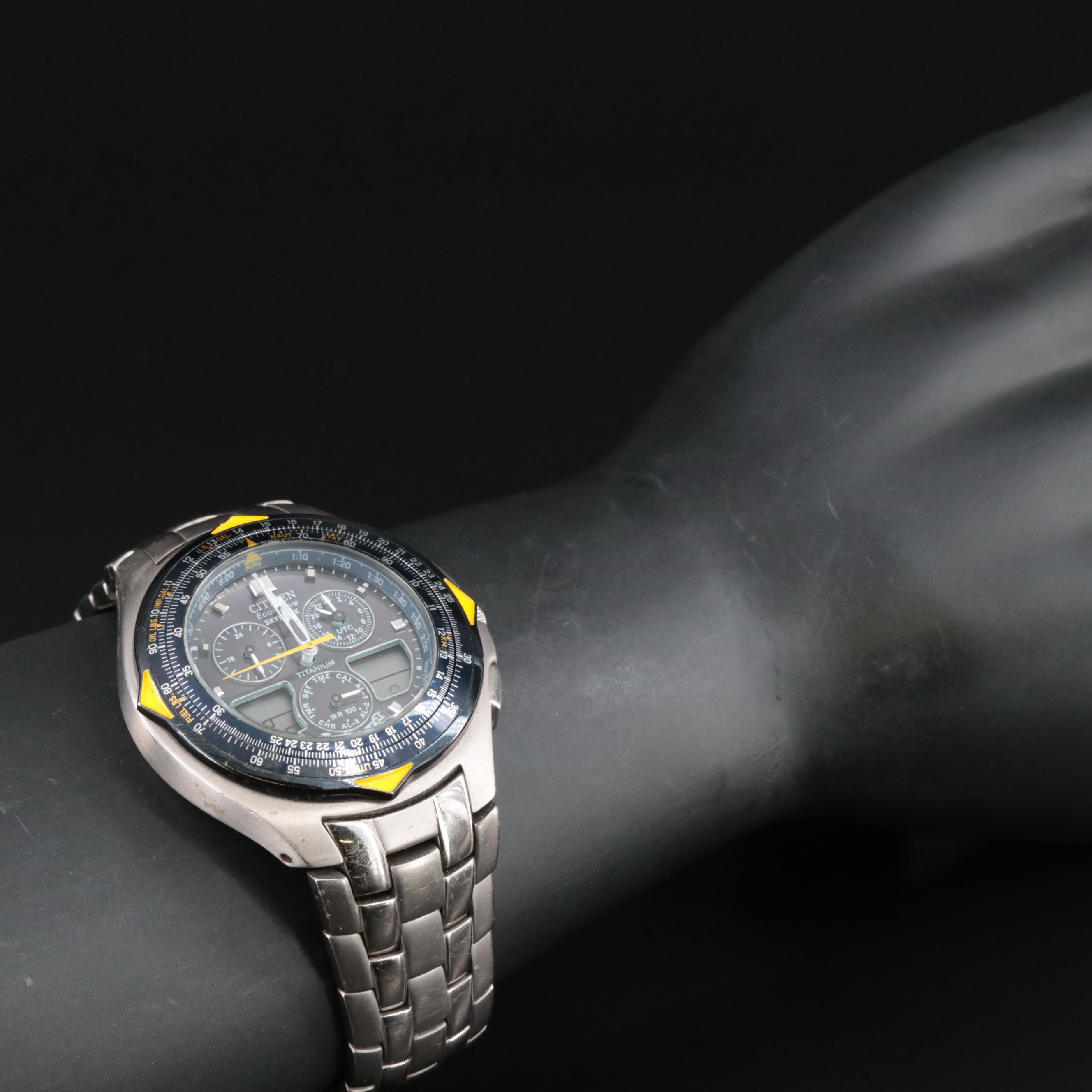 Citizen Blue Angels Eco-Drive Titanium Watch