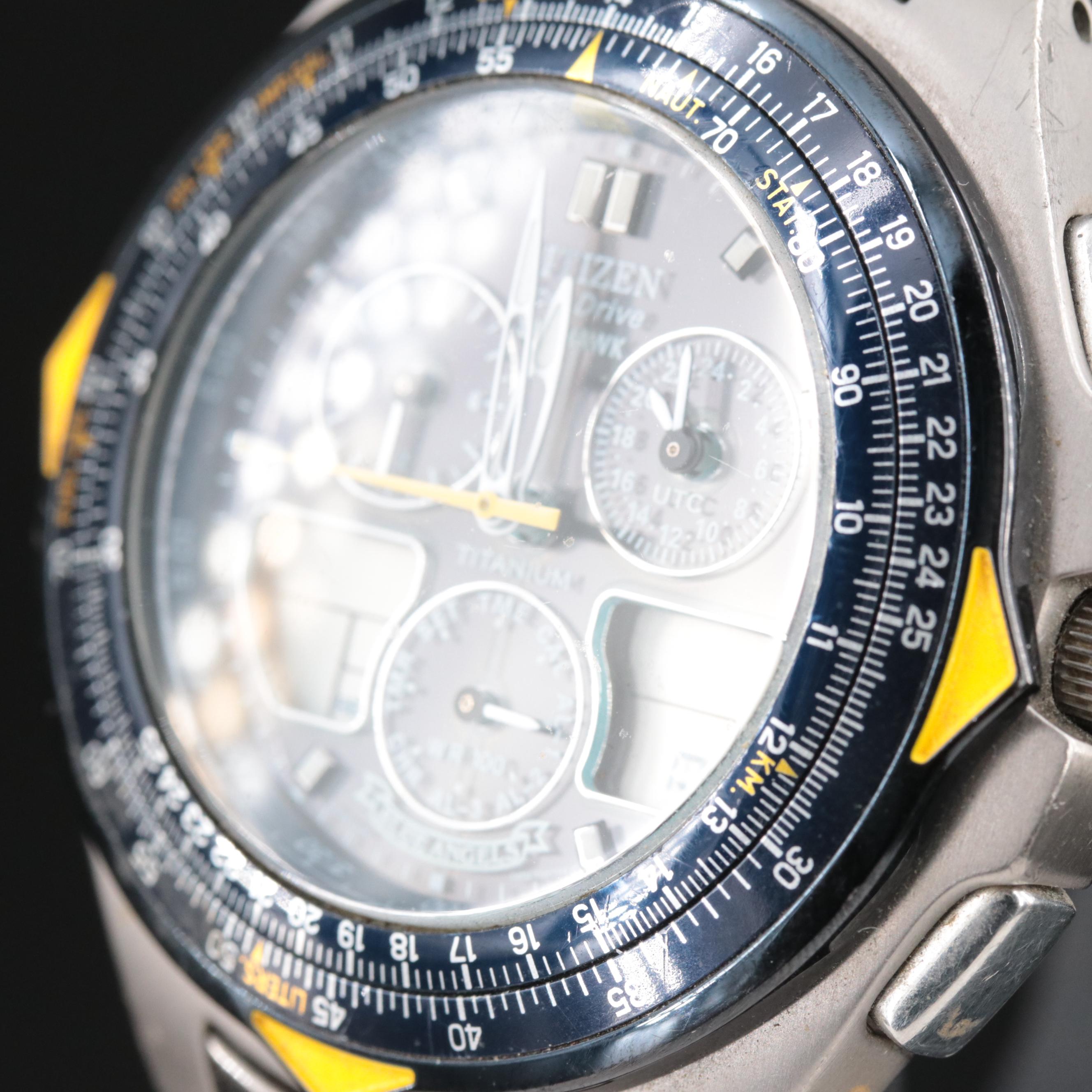 Citizen Blue Angels Eco-Drive Titanium Watch