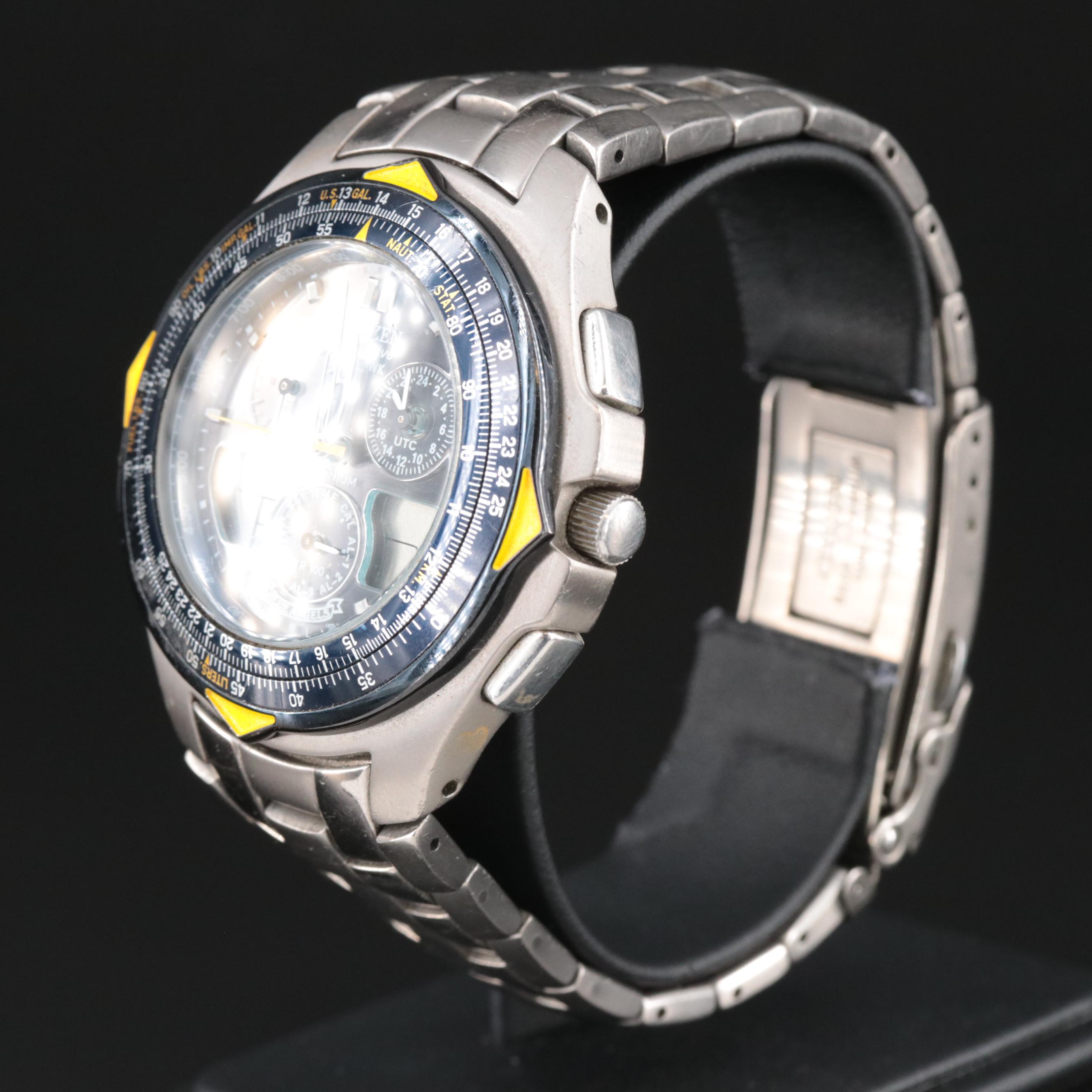 Citizen Blue Angels Eco-Drive Titanium Watch