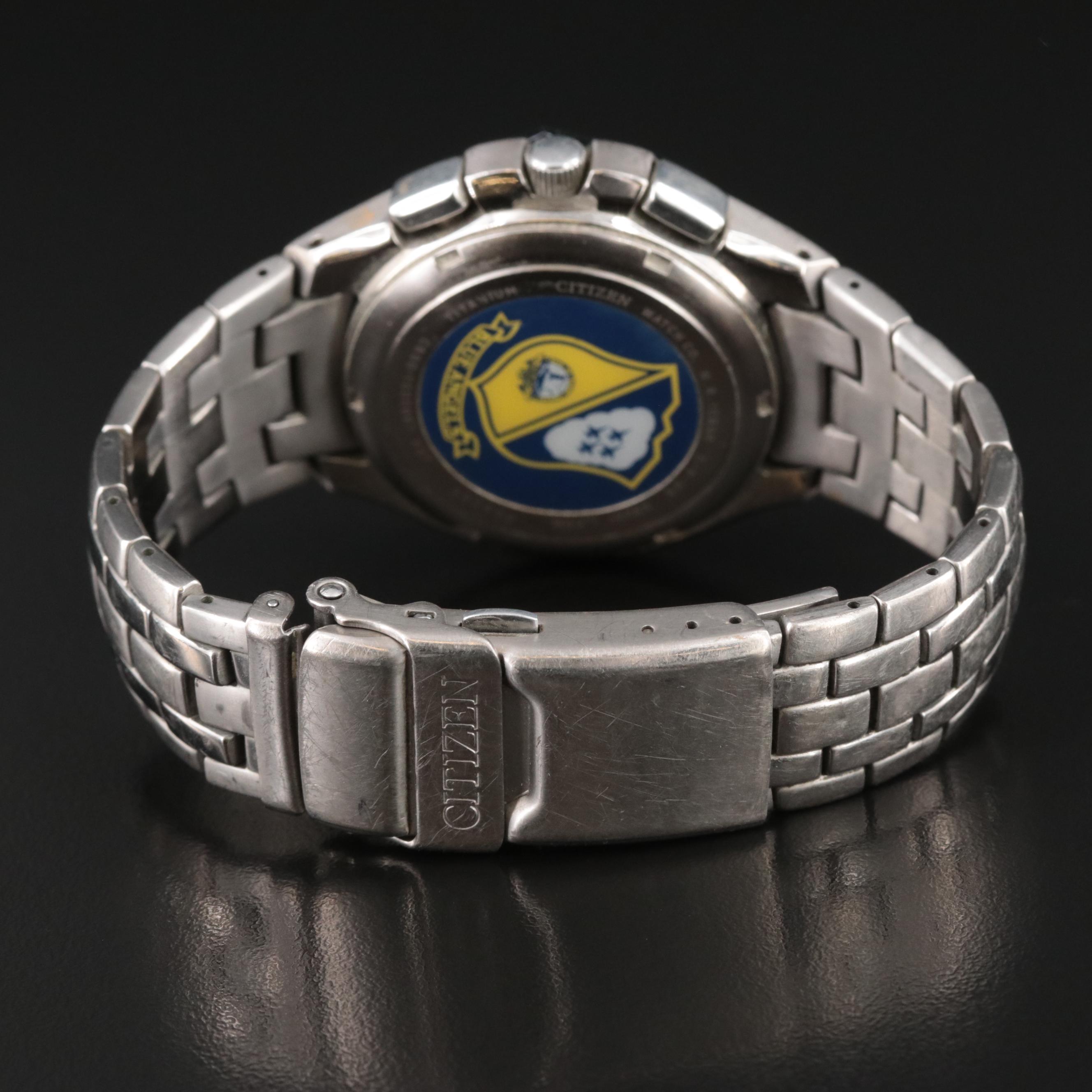 Citizen Blue Angels Eco-Drive Titanium Watch
