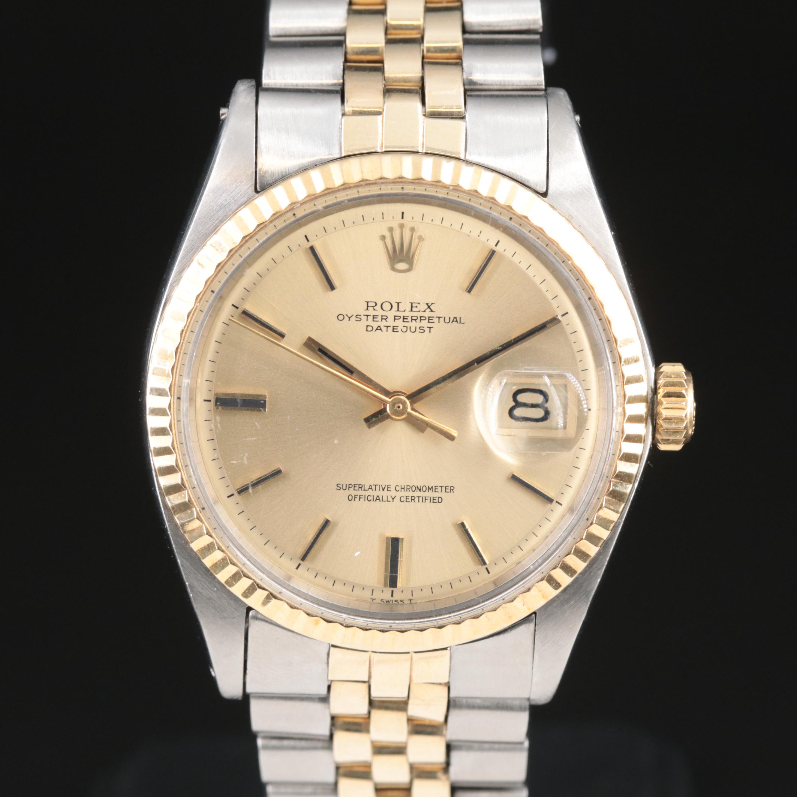 1971 Rolex Oyster Perpetual Datejust Automatic Watch