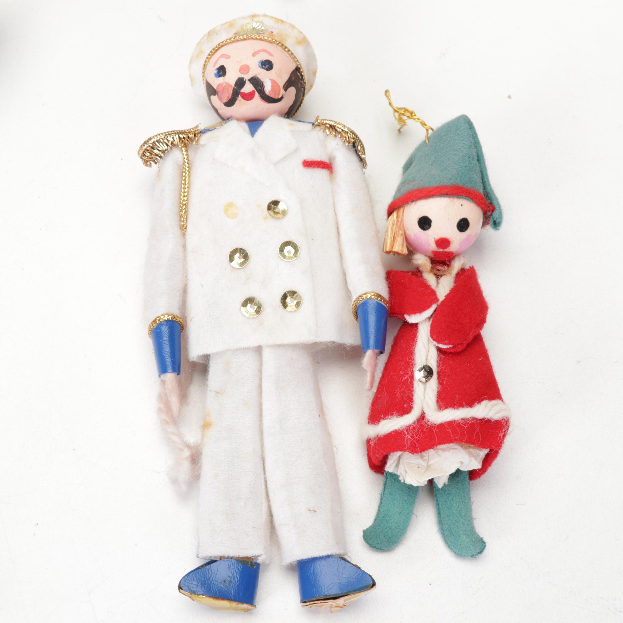 Illuminated Ceramic Christmas Tree and Ornament Collection Including Disney