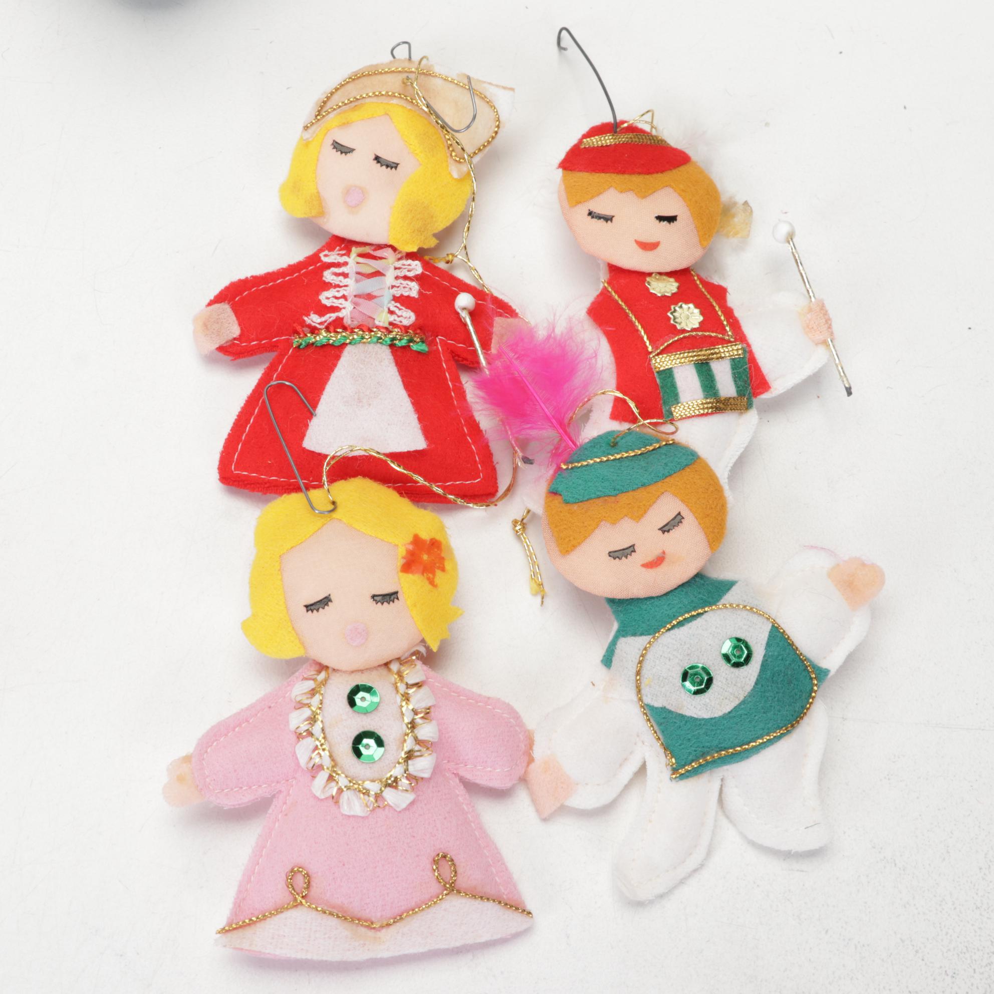 Illuminated Ceramic Christmas Tree and Ornament Collection Including Disney