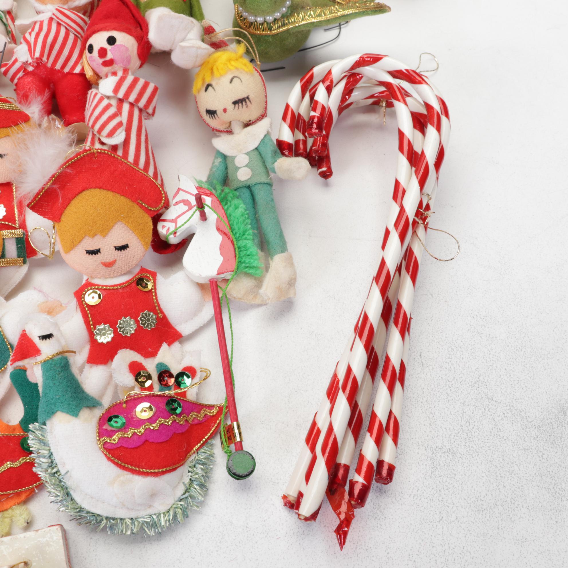 Illuminated Ceramic Christmas Tree and Ornament Collection Including Disney