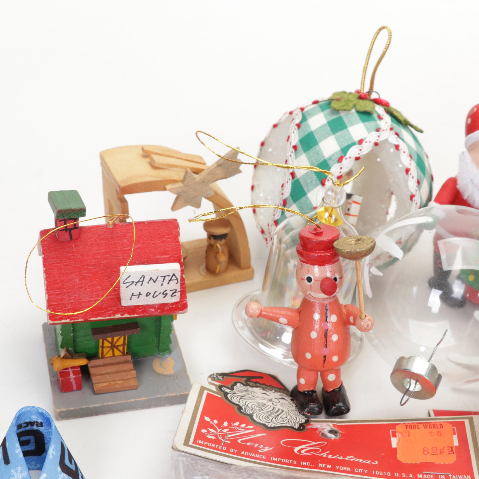 Illuminated Ceramic Christmas Tree and Ornament Collection Including Disney