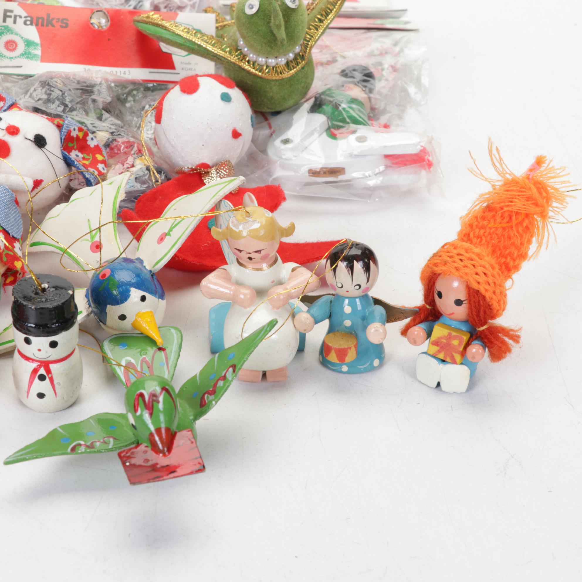 Illuminated Ceramic Christmas Tree and Ornament Collection Including Disney