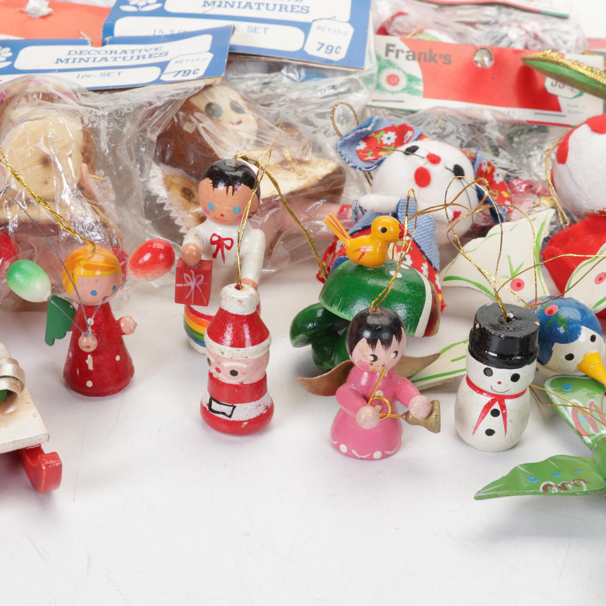 Illuminated Ceramic Christmas Tree and Ornament Collection Including Disney