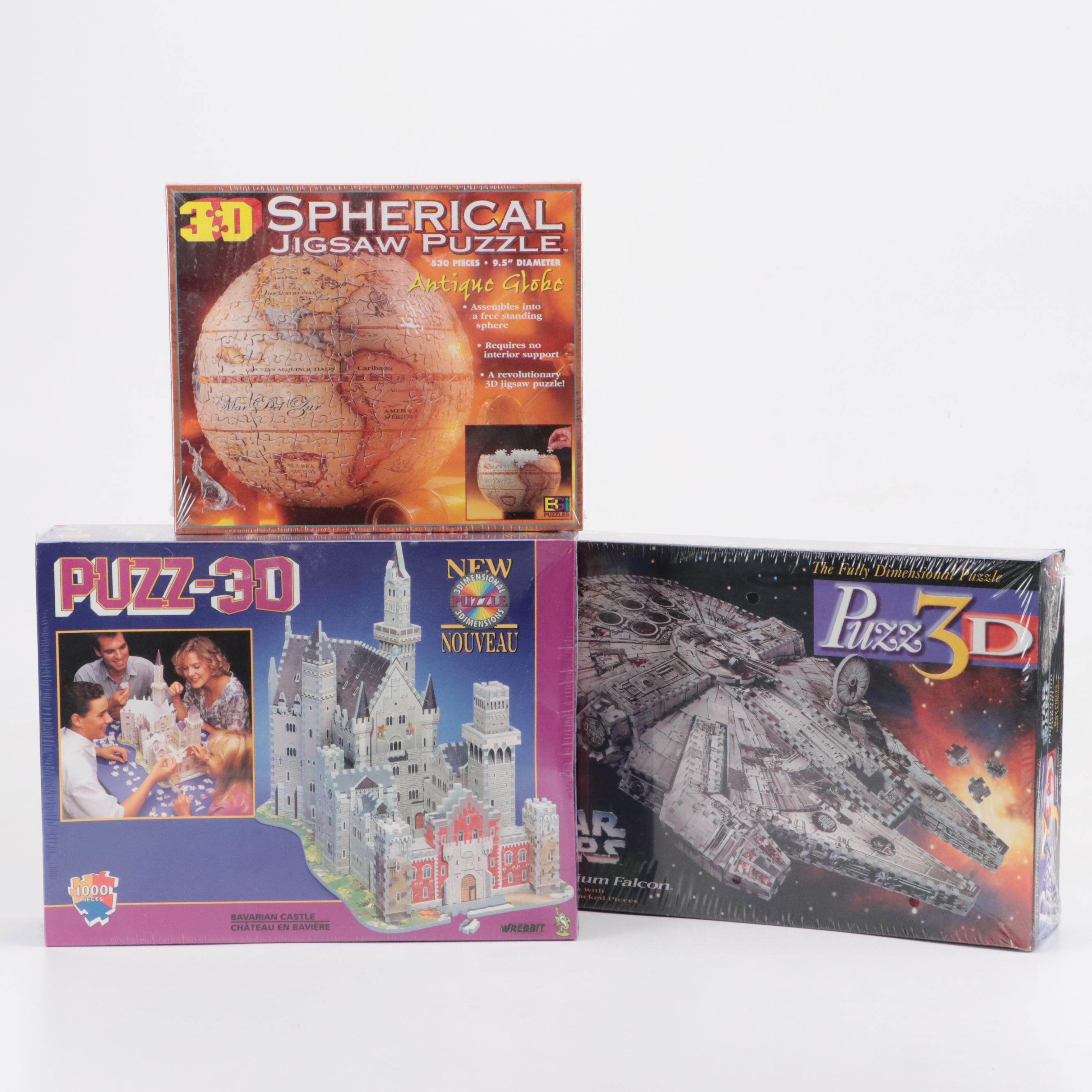 Puzz3D "Star Wars Millennium Falcon" and Other Three Dimensional Puzzles