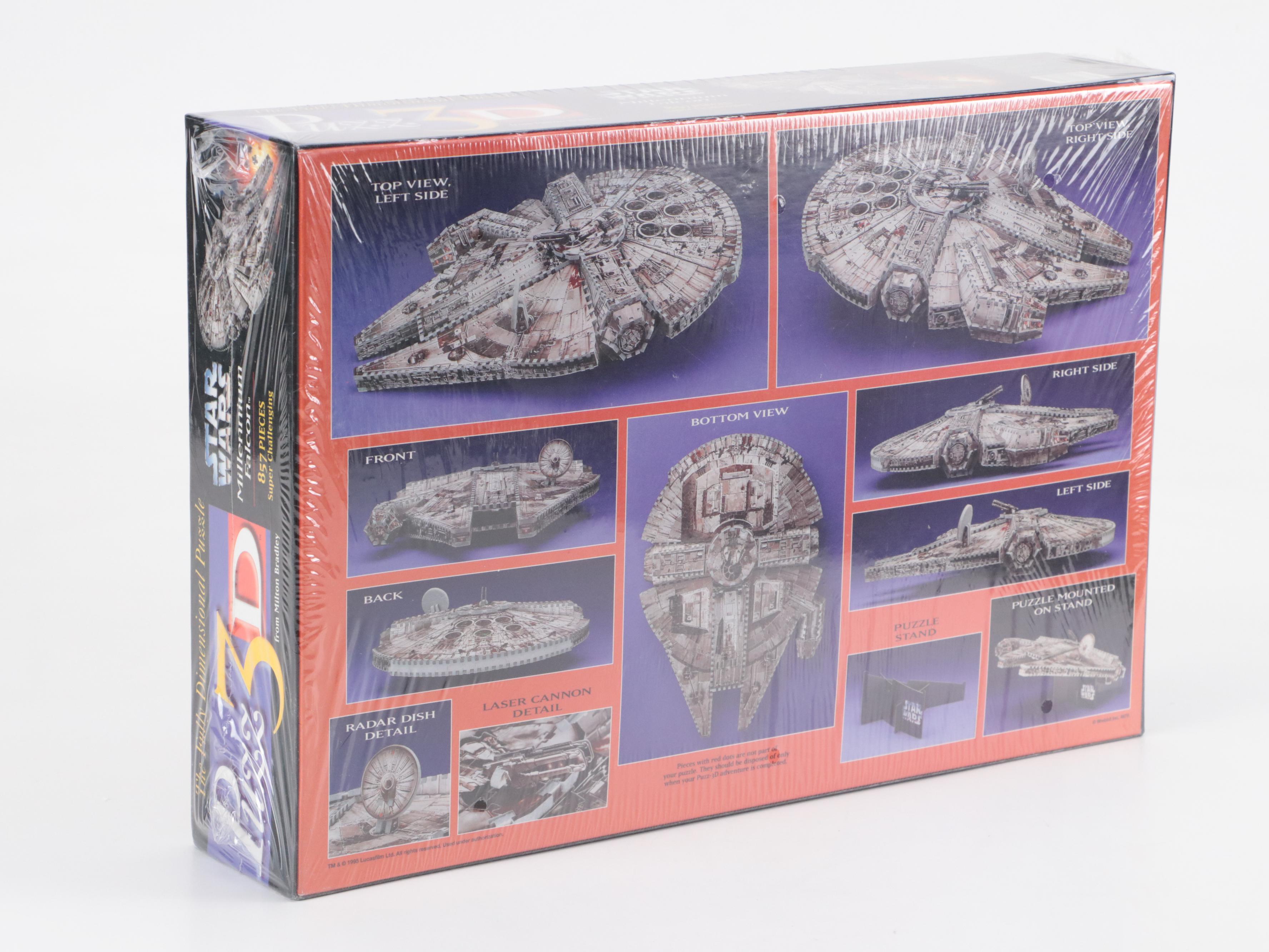 Puzz3D "Star Wars Millennium Falcon" and Other Three Dimensional Puzzles