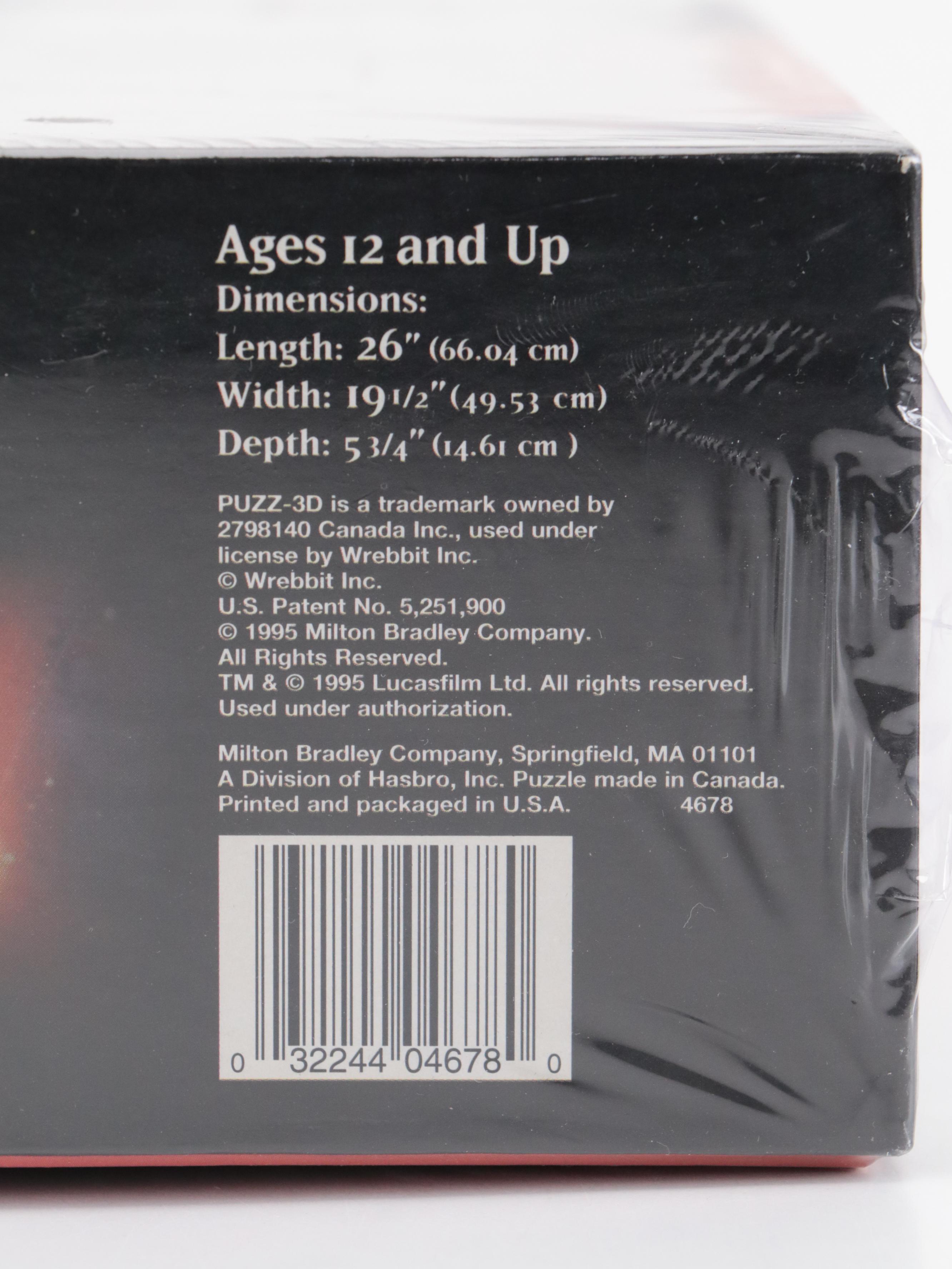 Puzz3D "Star Wars Millennium Falcon" and Other Three Dimensional Puzzles