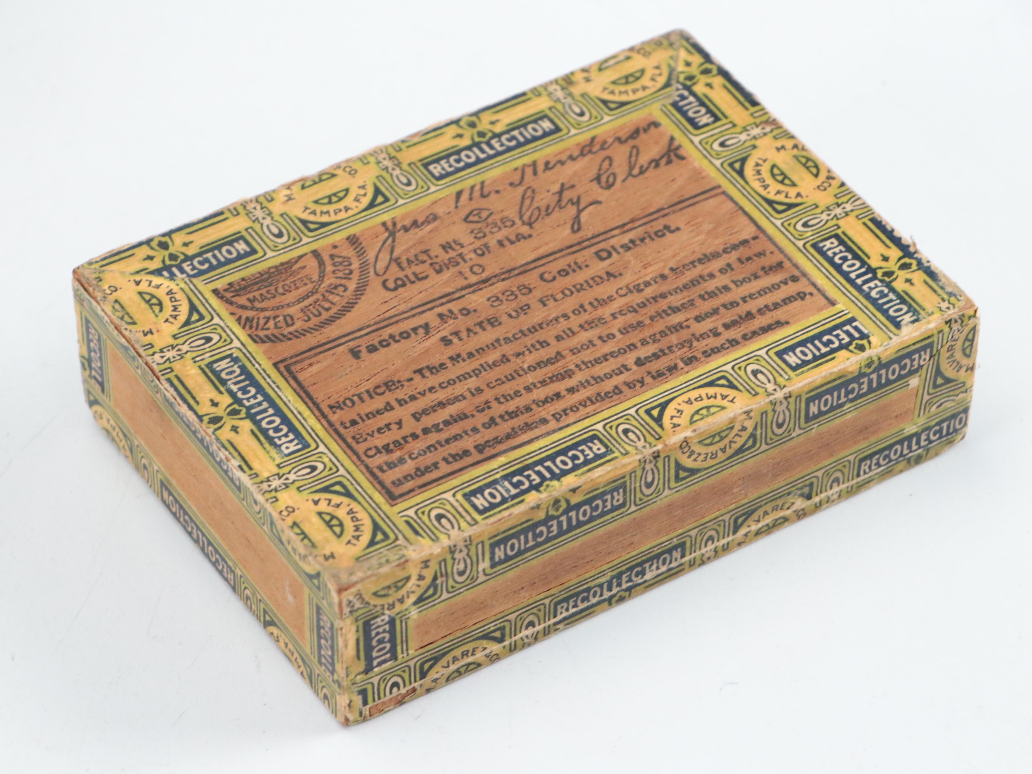 Cigar Box Collection with Storage Rack