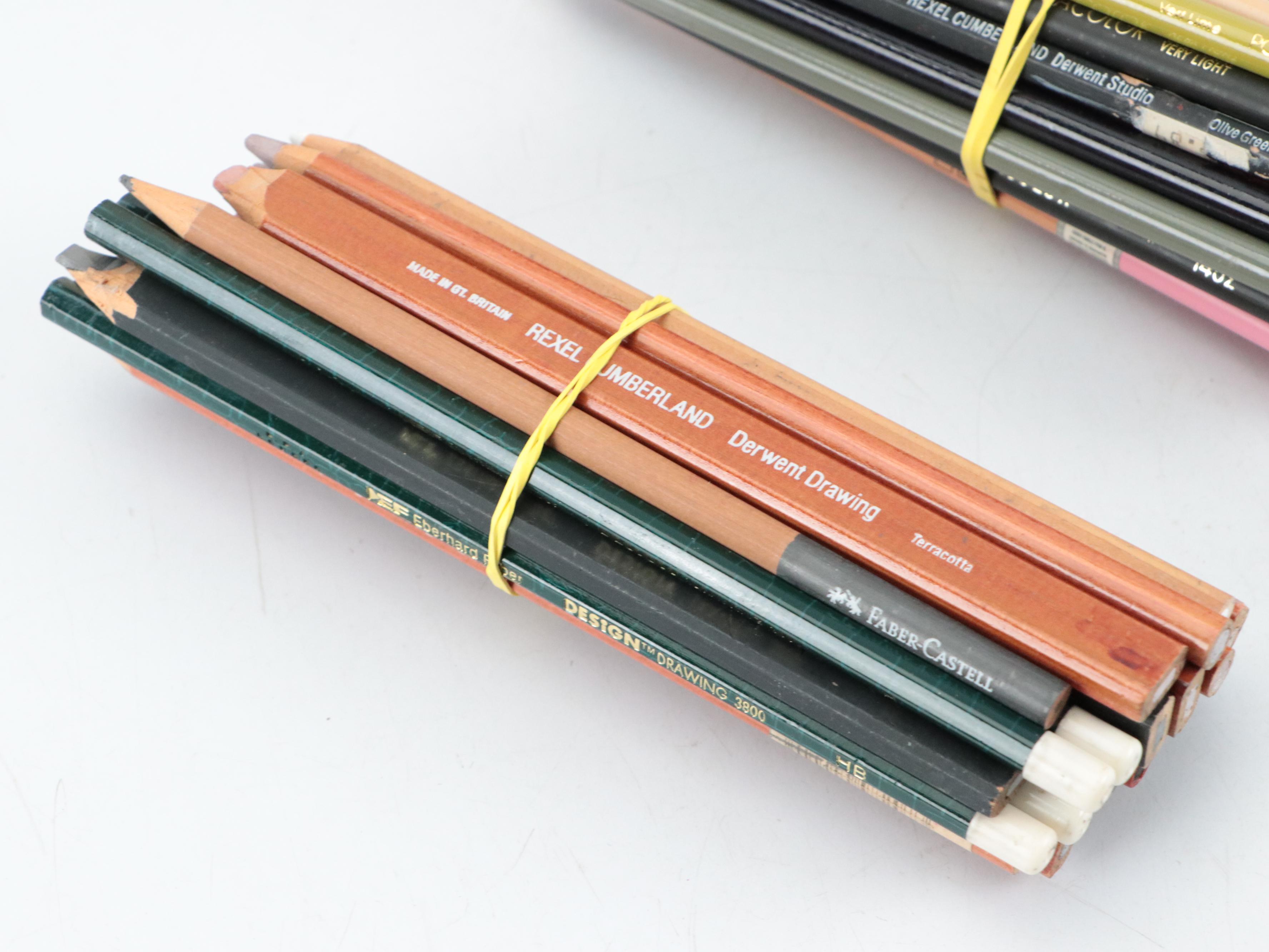 "Drawing on the Right Side of the Brain" by Betty Edwards with Colored Pencils