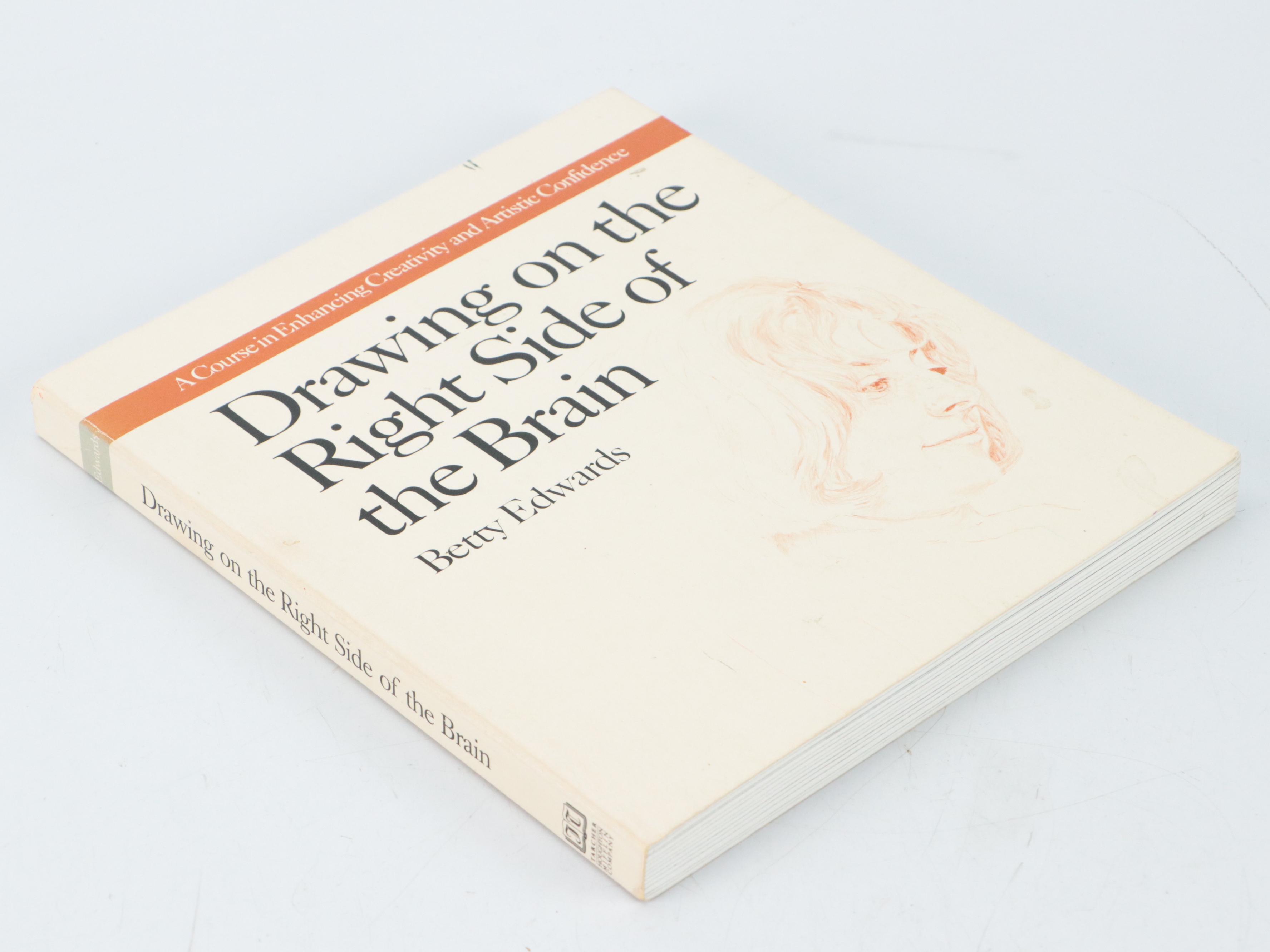 "Drawing on the Right Side of the Brain" by Betty Edwards with Colored Pencils