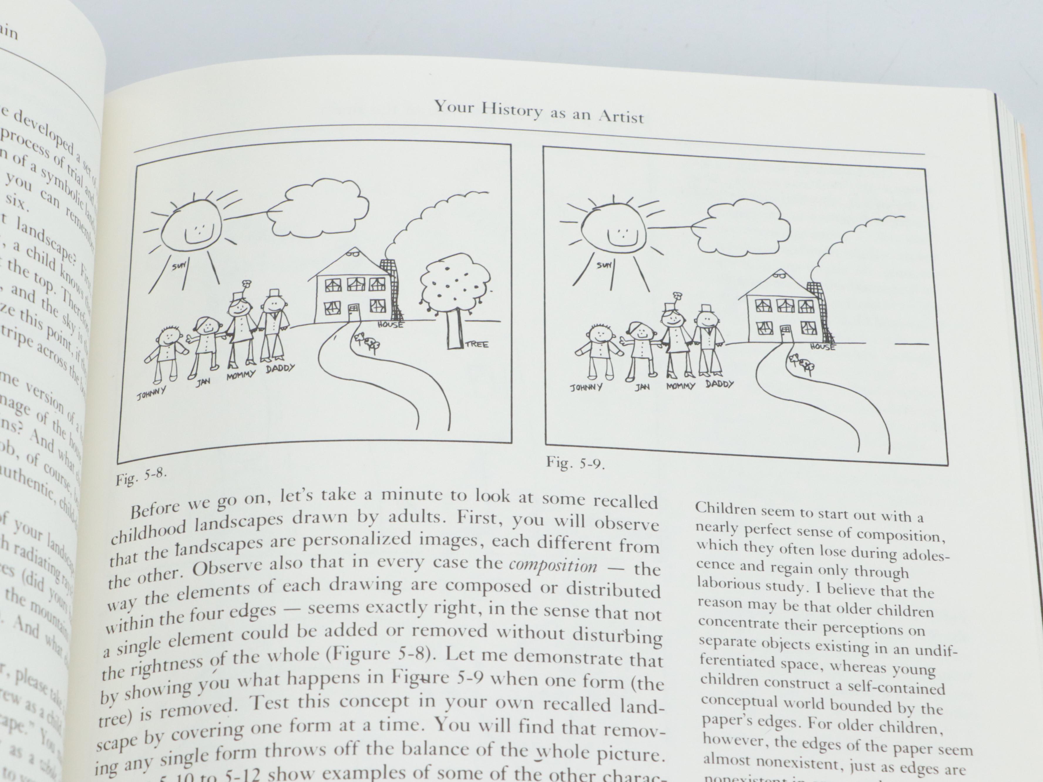 "Drawing on the Right Side of the Brain" by Betty Edwards with Colored Pencils