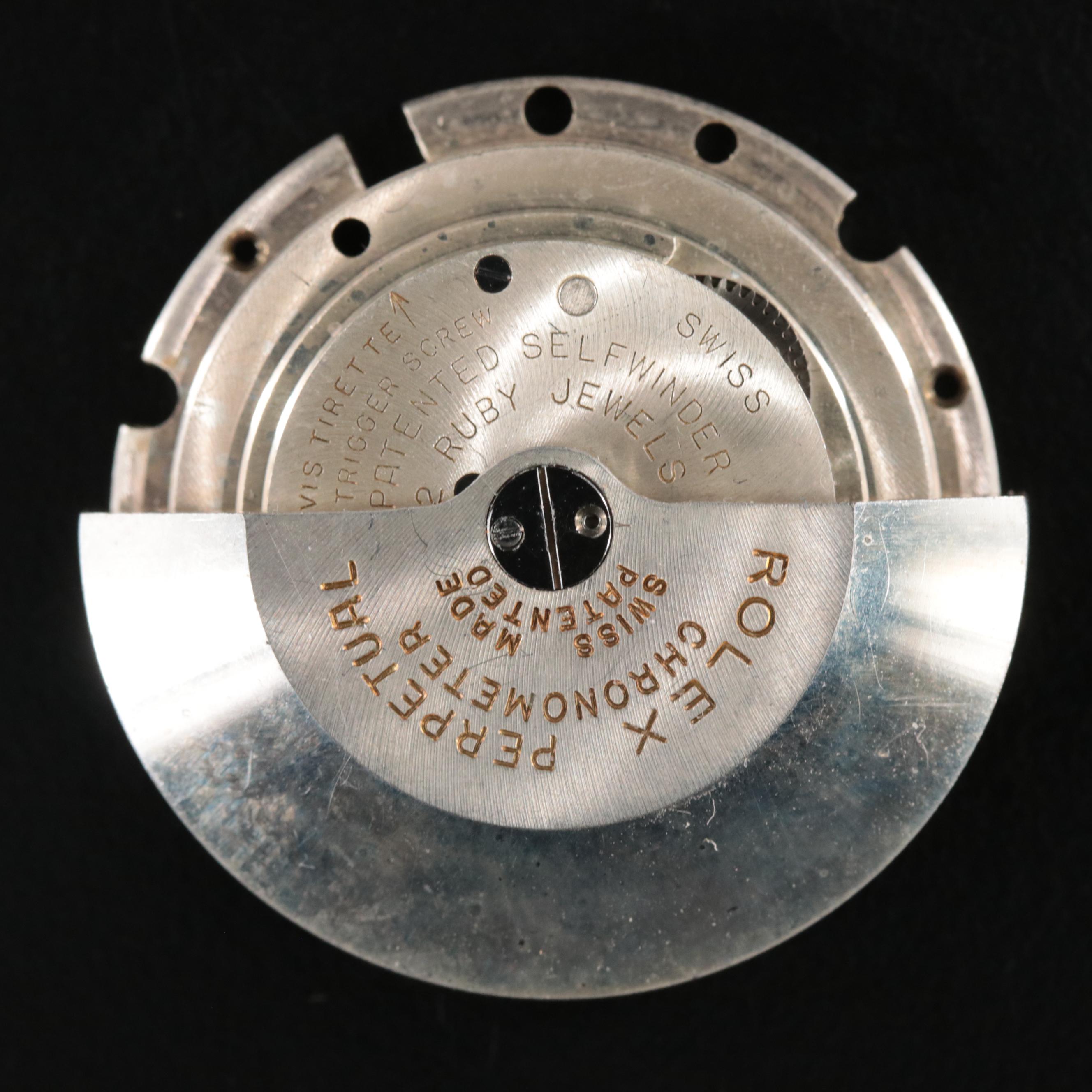 1950s Rolex 18K Bubbleback Watch