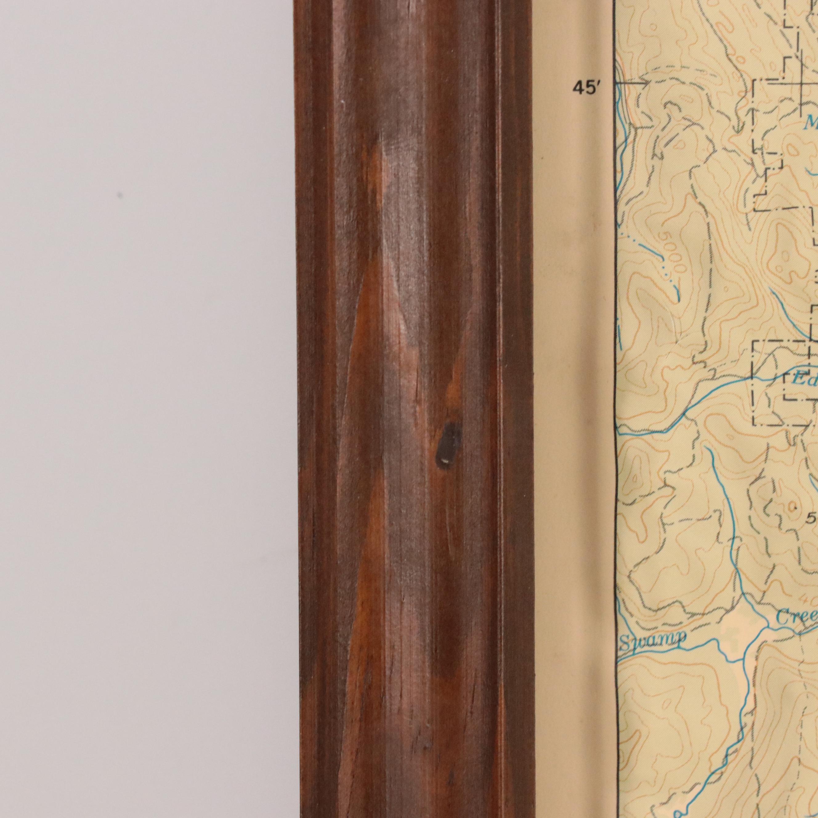 Molded Three-Dimensional Map of Glacier National Park, 1980s