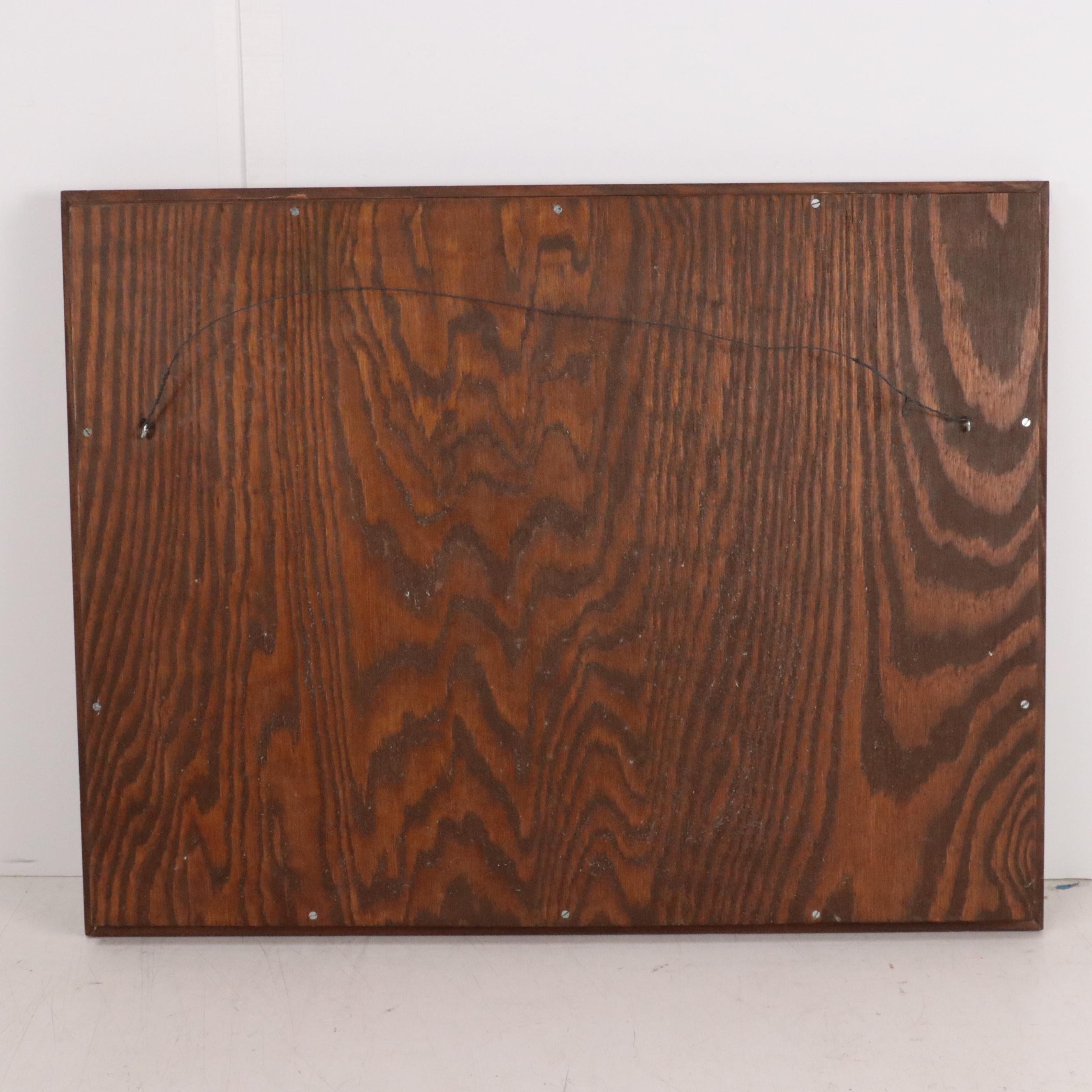 Molded Three-Dimensional Map of Glacier National Park, 1980s