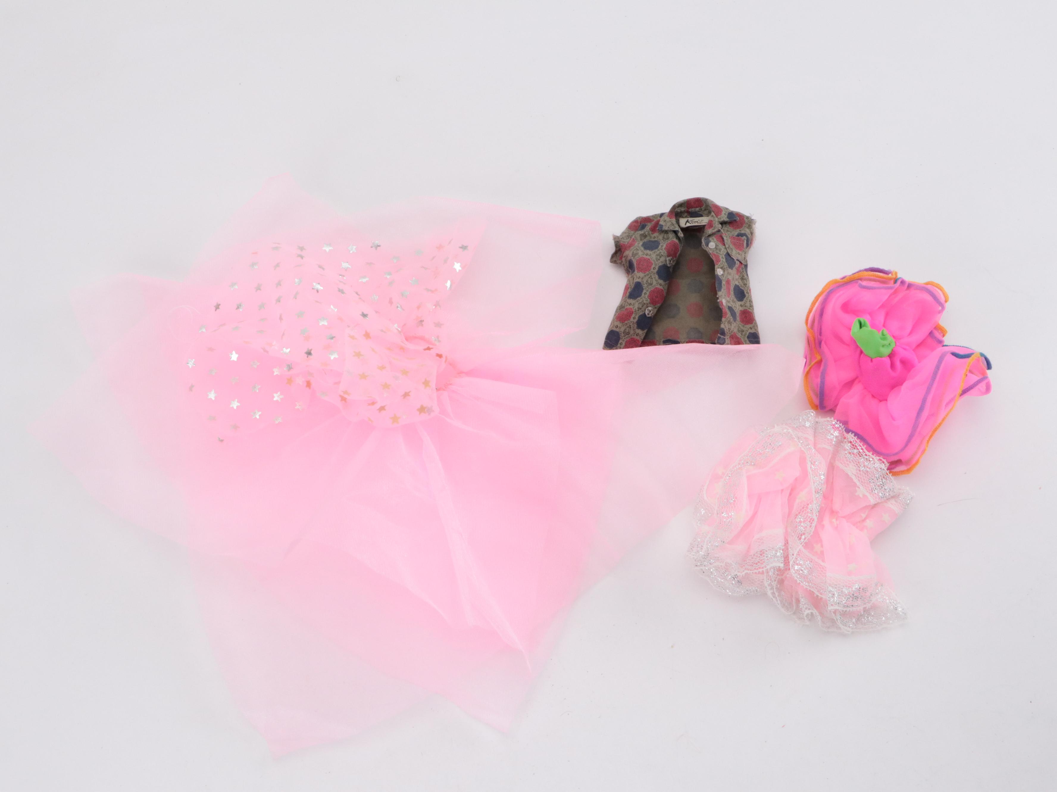 Mattel "Dance Club" and Other 1980s Barbie and Ken Dolls with Accessories