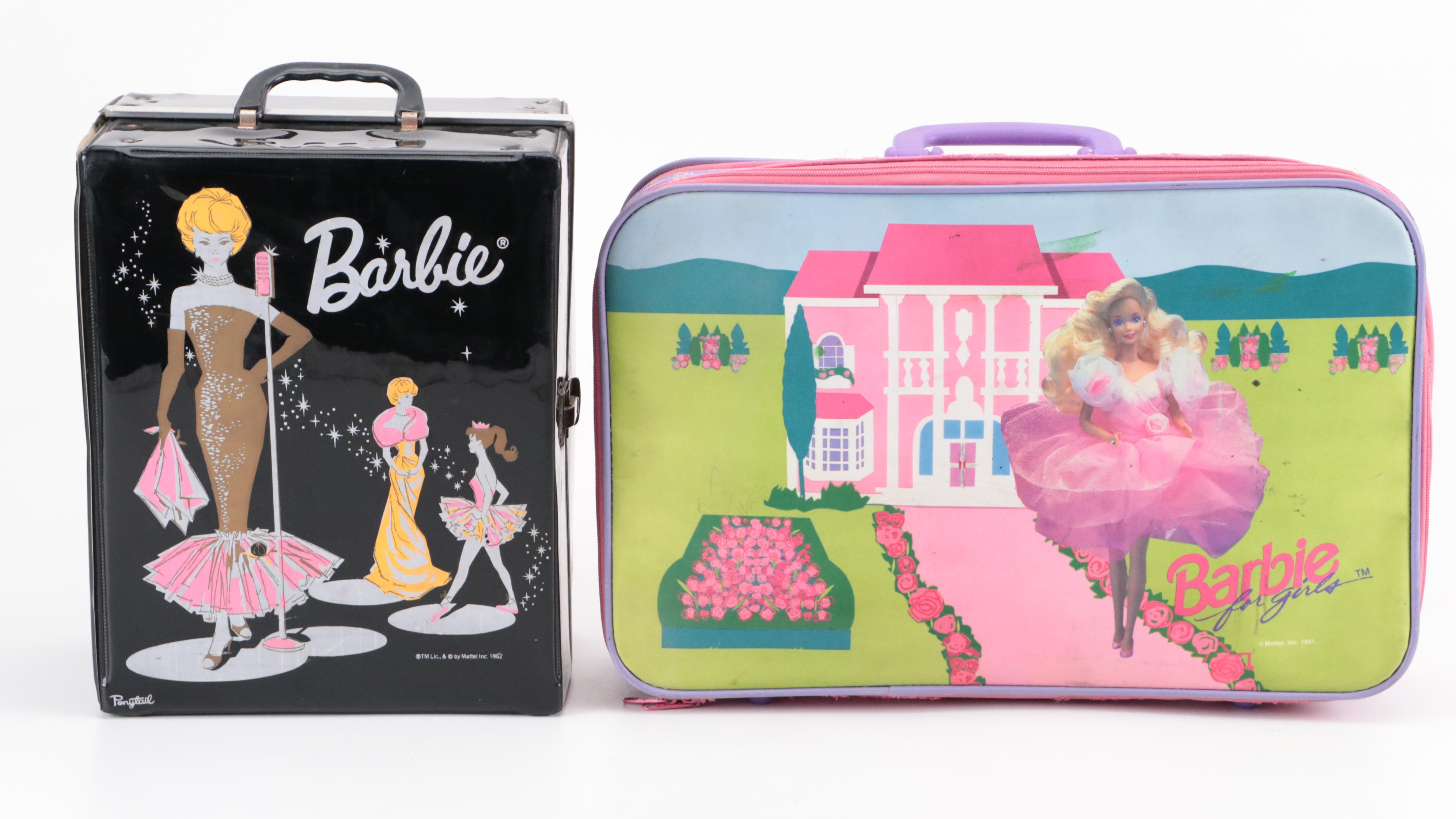 Mattel "Dance Club" and Other 1980s Barbie and Ken Dolls with Accessories