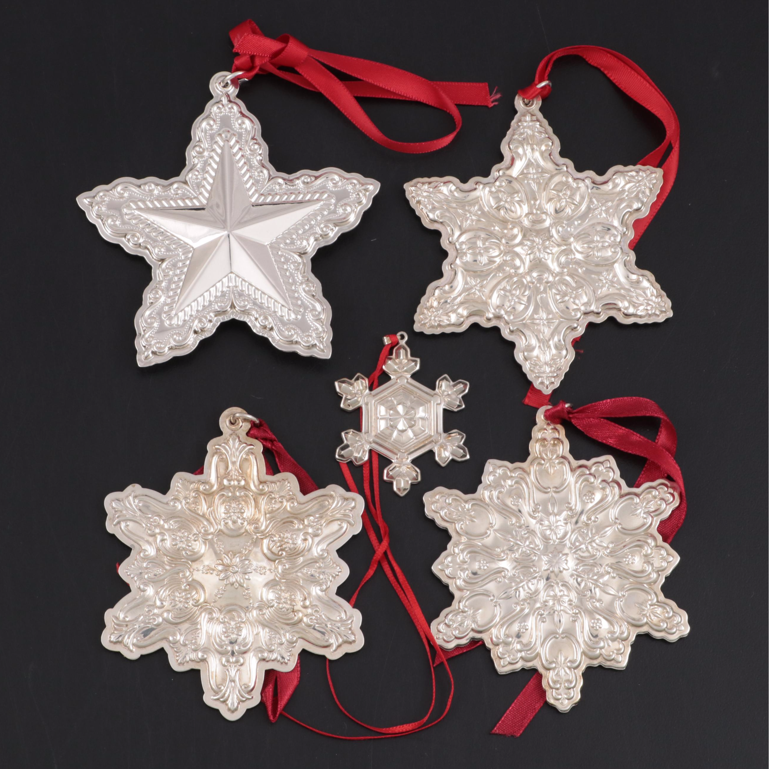 Towle Sterling Silver Annual Christmas Ornaments