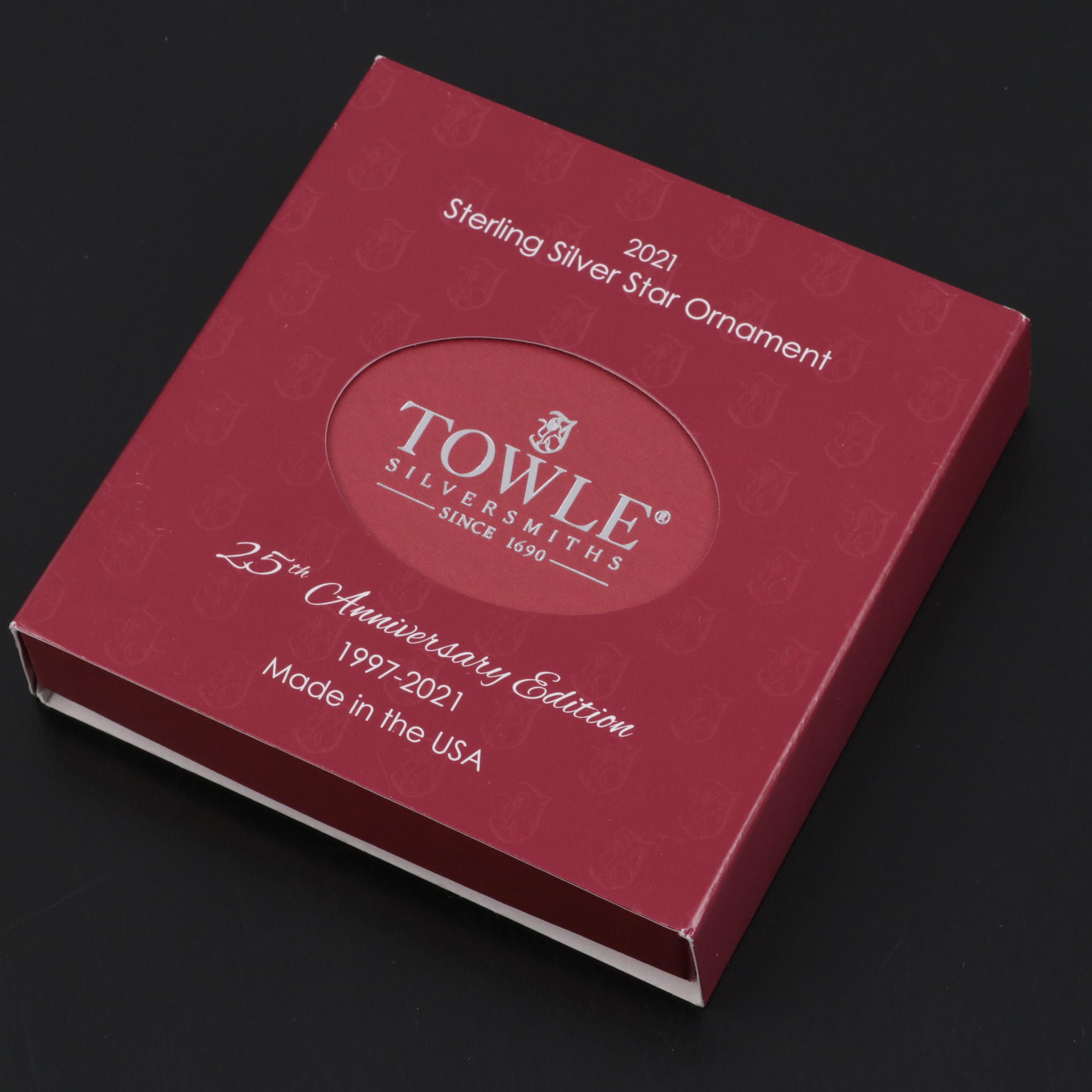 Towle Sterling Silver Annual Christmas Ornaments